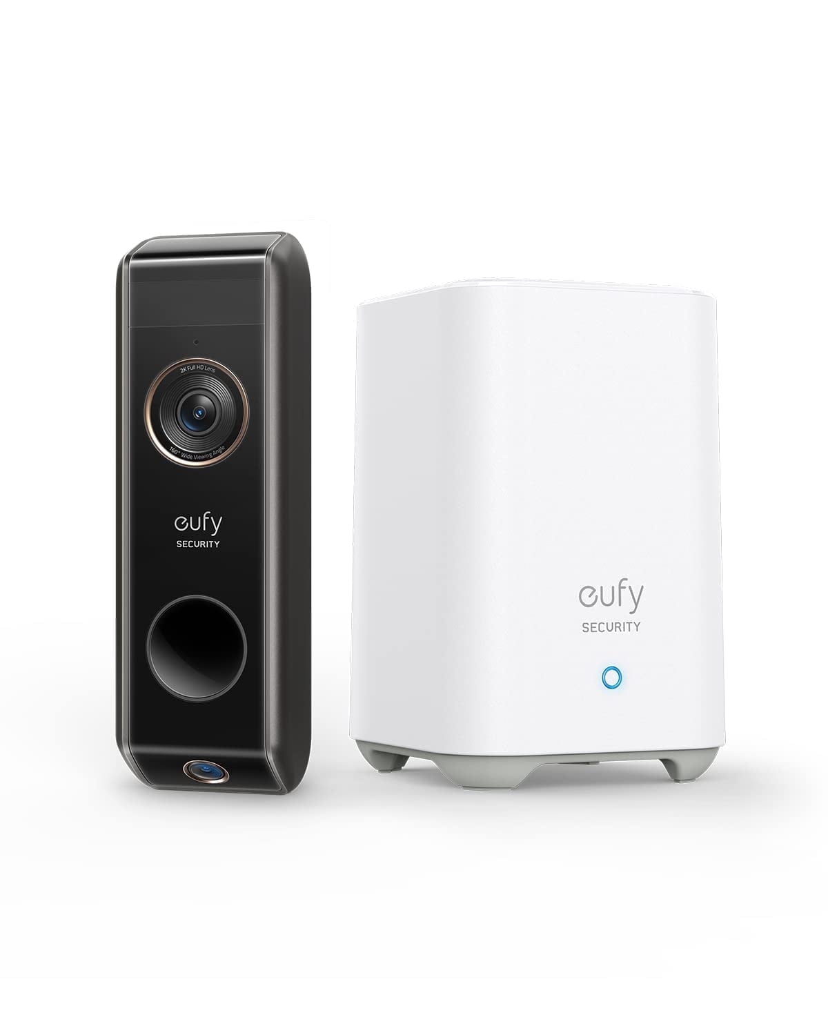 Anker eufy Security 2K HD Wireless Video Doorbell Dual Camera with Homebase ,Dual Motion Detection