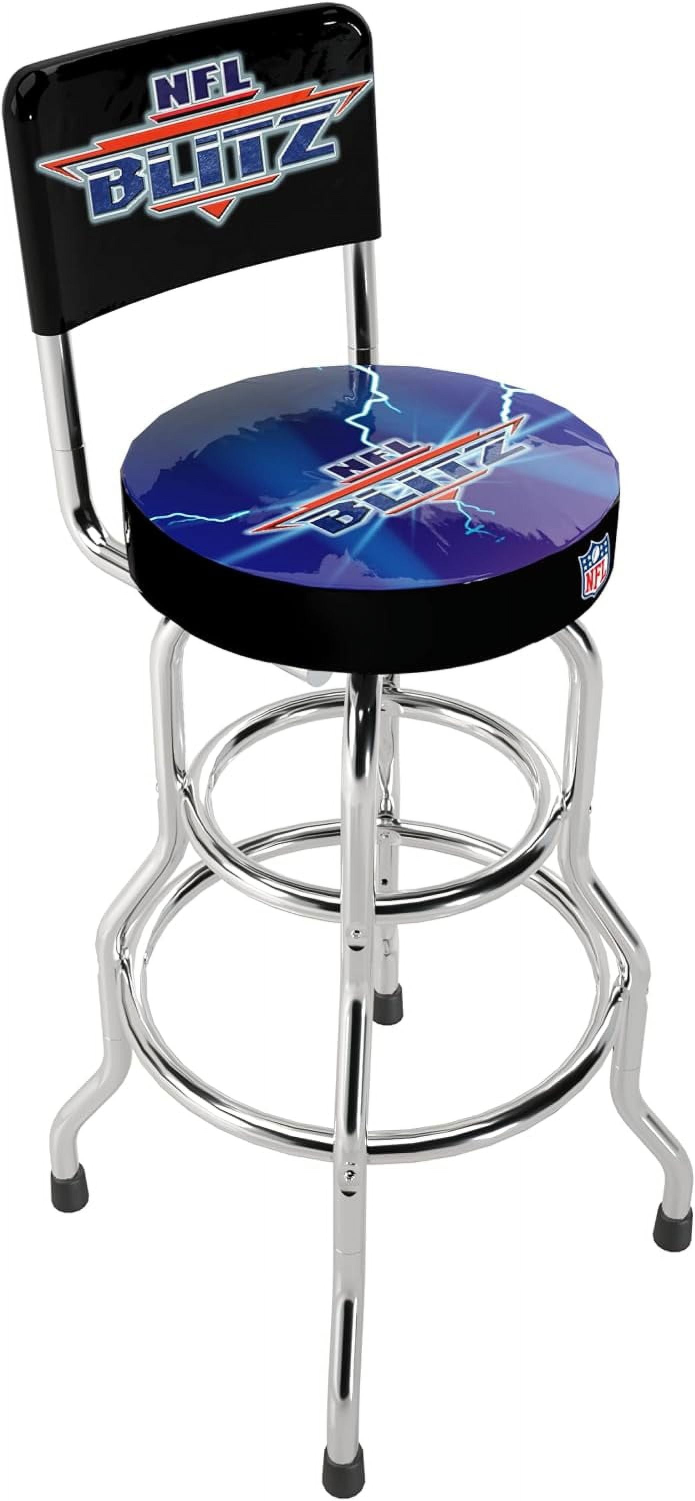 Arcade1Up High Back Swivel Stool NFL Team NFL Blitz High Back Stool