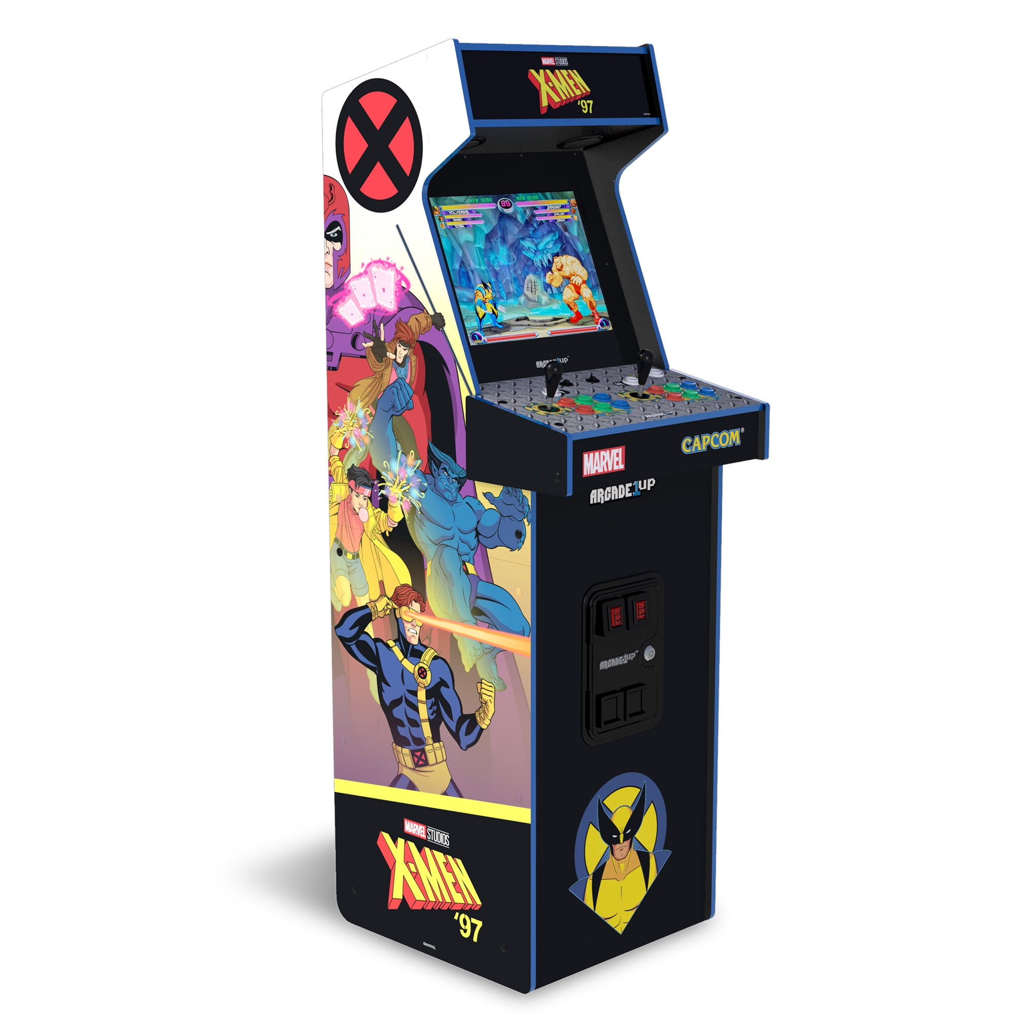 Arcade1Up Marvel vs. Capcom 8 Games in 1 Arcade Machine, X-Men '97 Edition