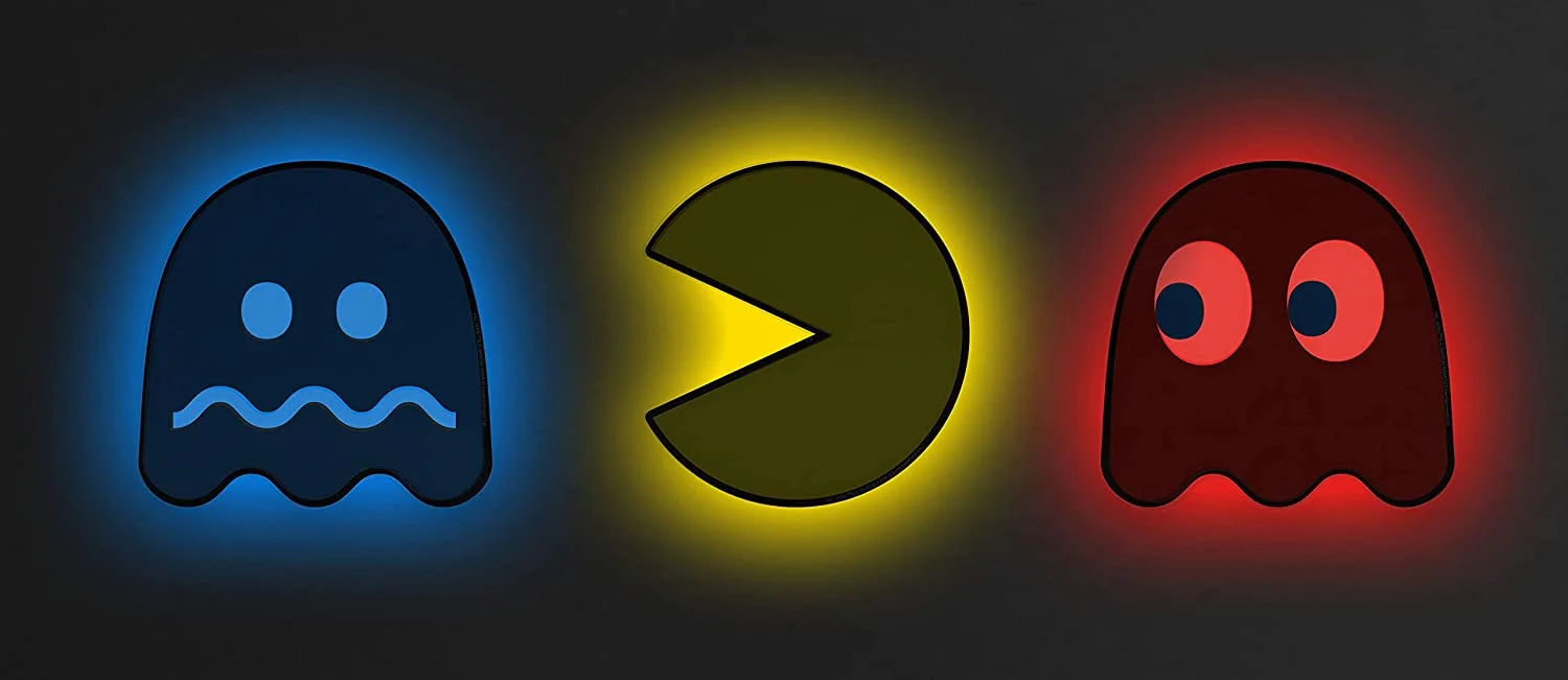 Arcade1Up PAC-MAN Rechargeable Silhouette Novelty Lighting (3 Count)