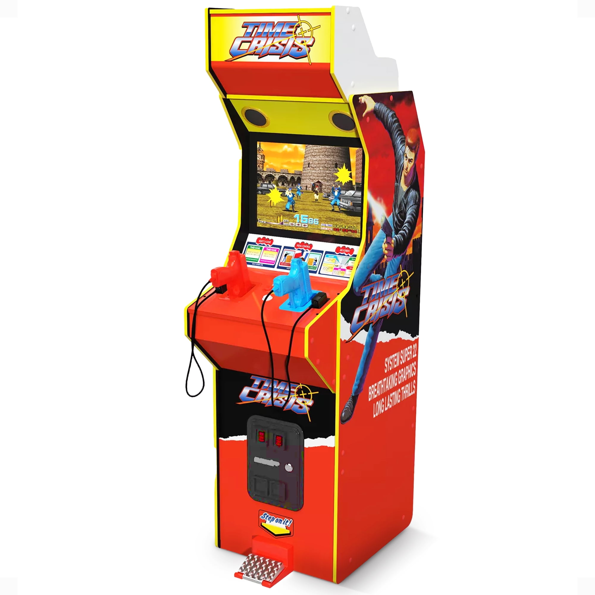 Arcade1Up 17" Screen Multiplayer Time Crisis Arcade Machine