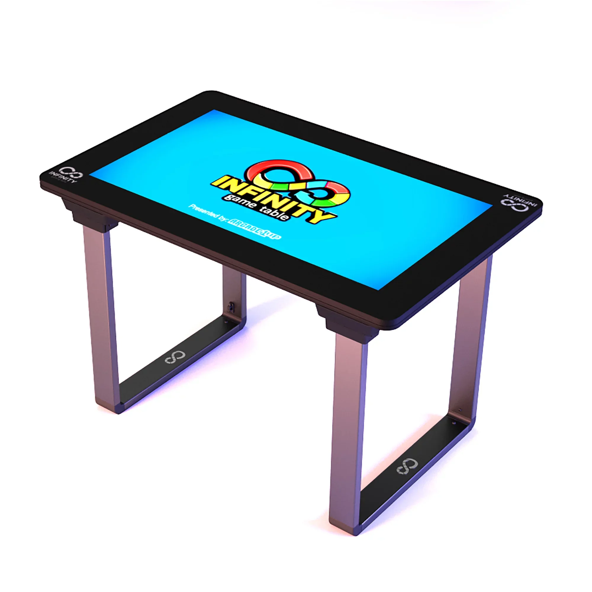 Arcade1Up 32" Infinity Game Table Arcade Game System with Tactile Feedback & Social Play+, Black