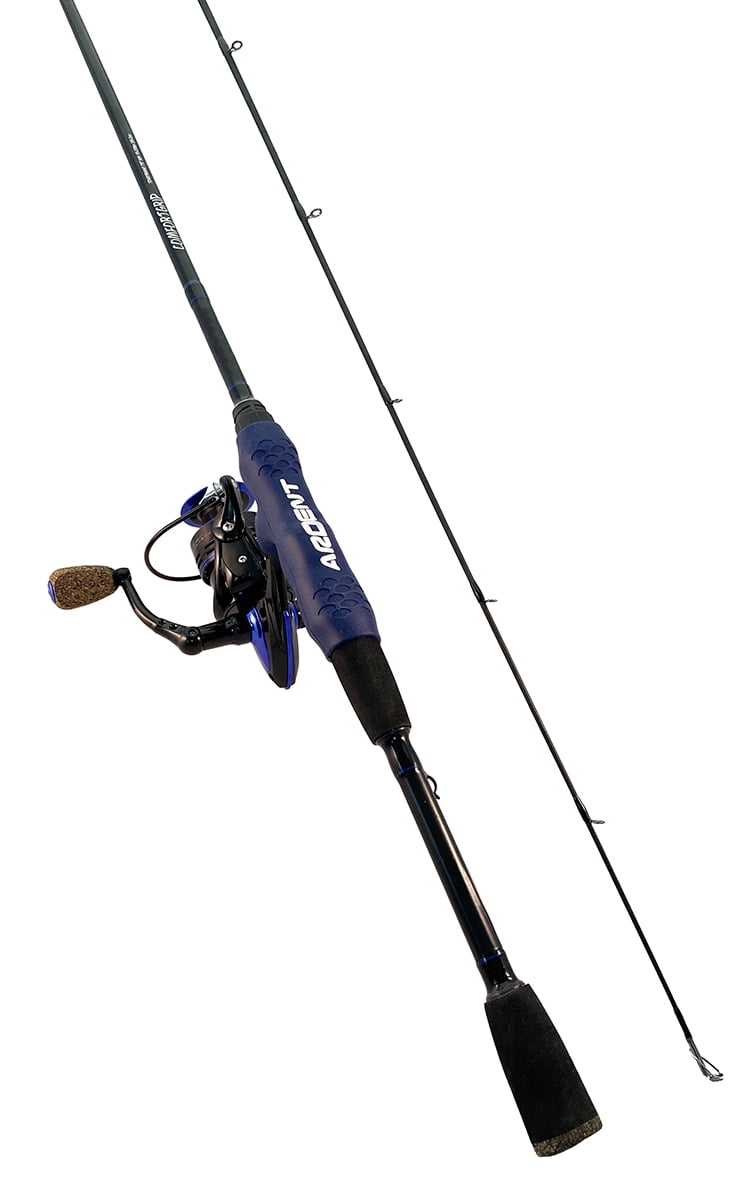 Ardent Big Water Freshwater Comfortgrip Combo, 7'6" two piece rod, 4000 size spinning reel, patented Comfort Grip