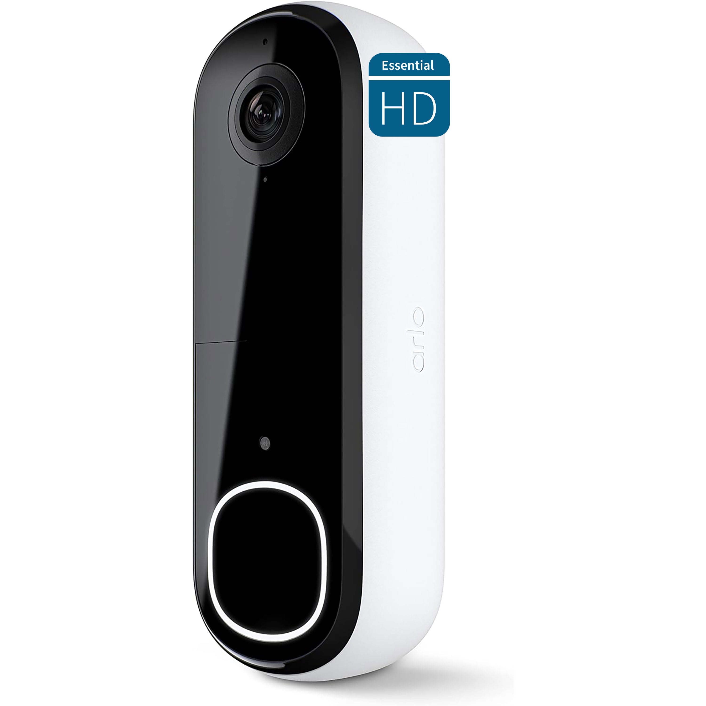 Arlo Video Doorbell HD (2nd Gen) - 1080p Battery/Wired Doorbell & Security Camera, Google Home & Alexa Compatible - White