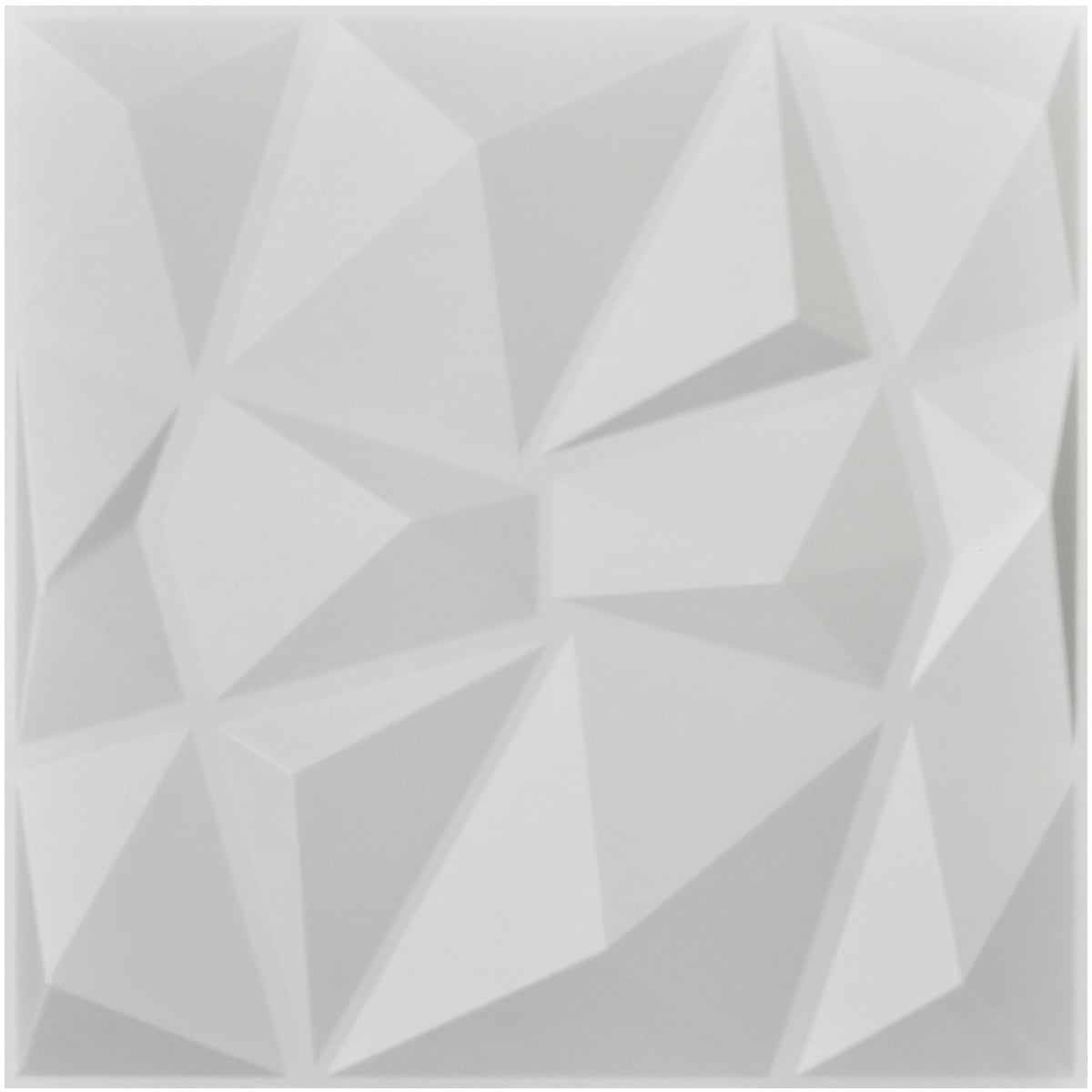 Art3d Decorative 3D Wall Panels Textured Art Diamond Design Pack of 12 Tiles 32 Sq ft