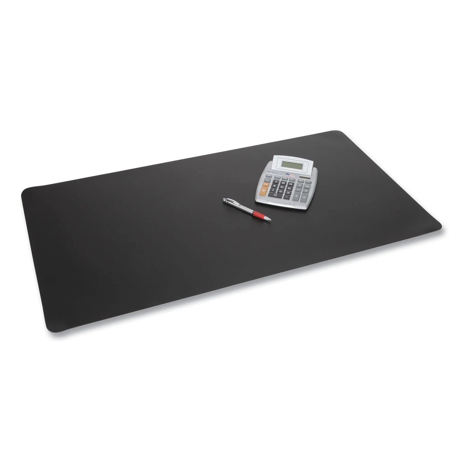 Artistic LT81-2MS Rhinolin II 36 in. x 24 in. Desk Pad with Antimicrobial Protection - Black