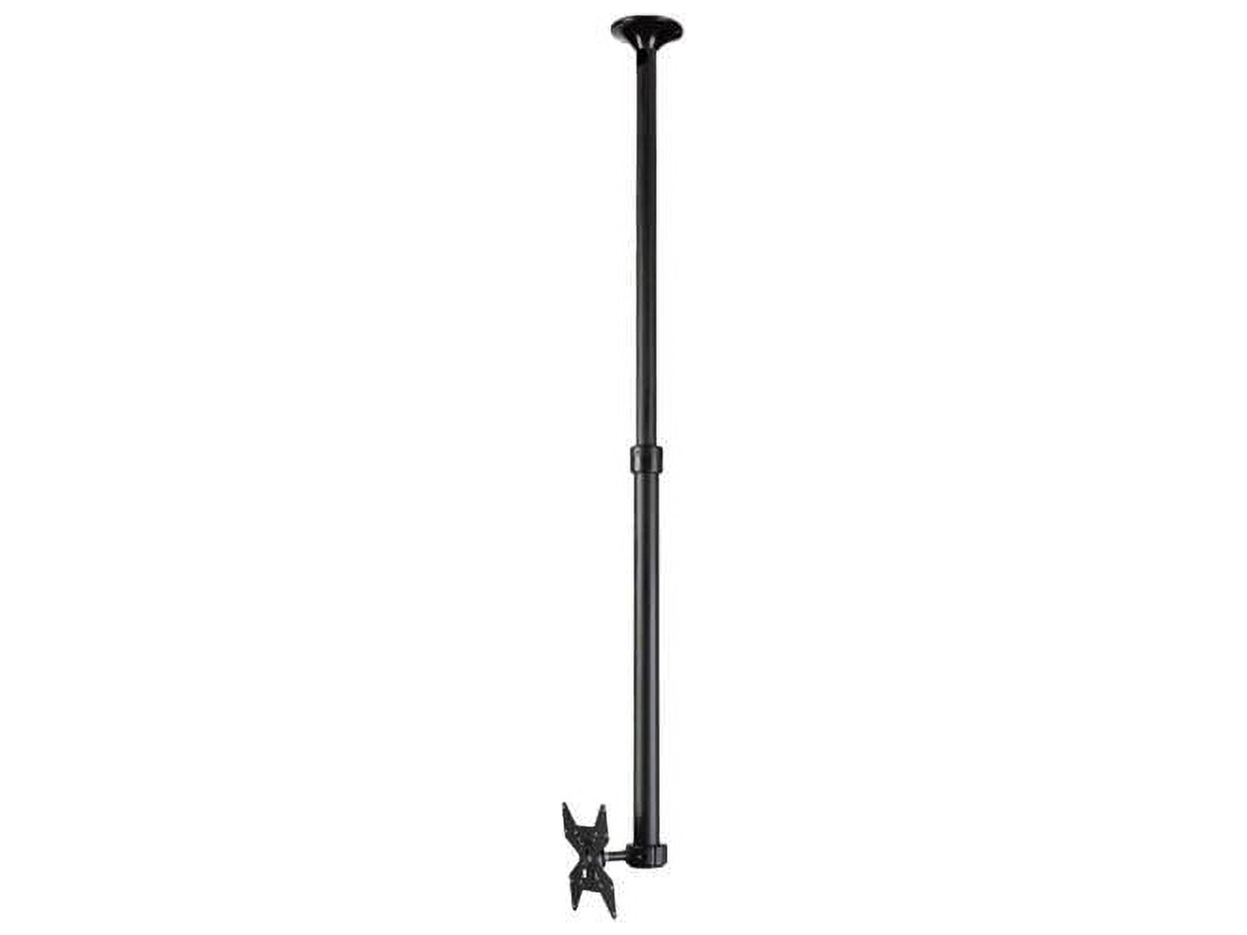 Atdec Telehook Single Display Drop Length Adjustable Ceiling TV mount - Black