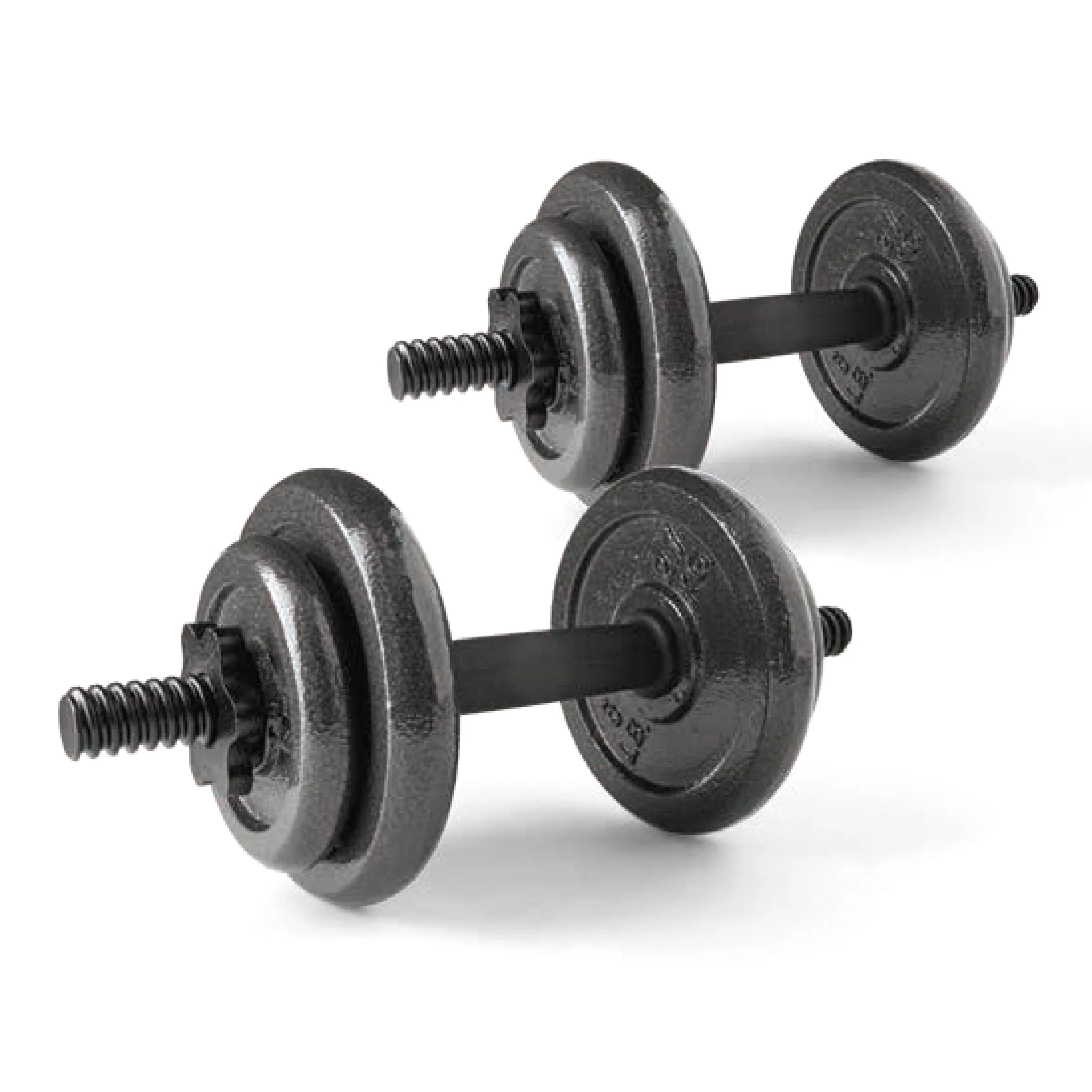 Athletic Works 40lb Adjustable Cast Iron Dumbbell Set