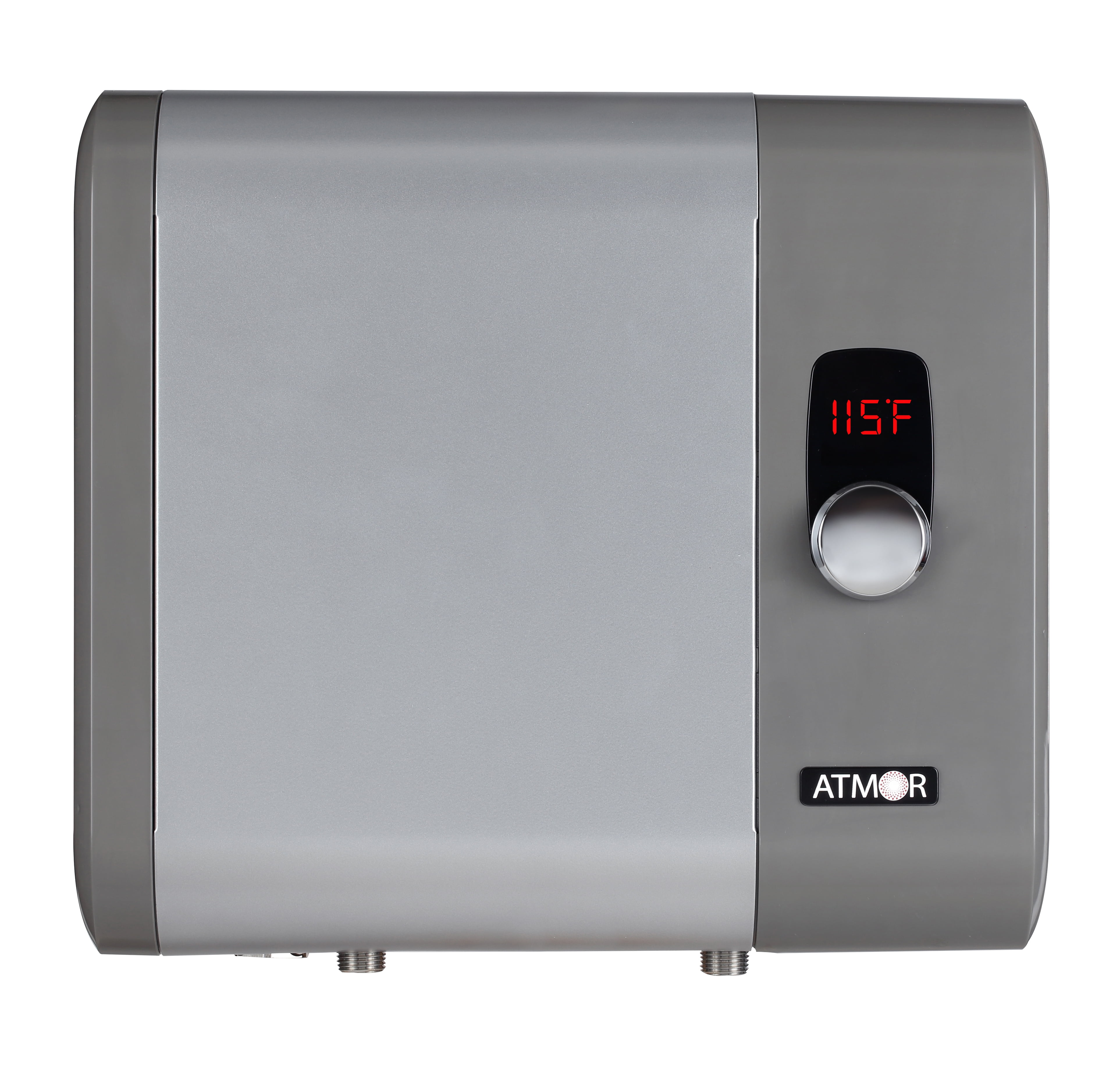 Atmor 18kW 3.73 GPM Electric Tankless Water Heater, ideal for 1 bedroom home, up to 3 simultaneous applications