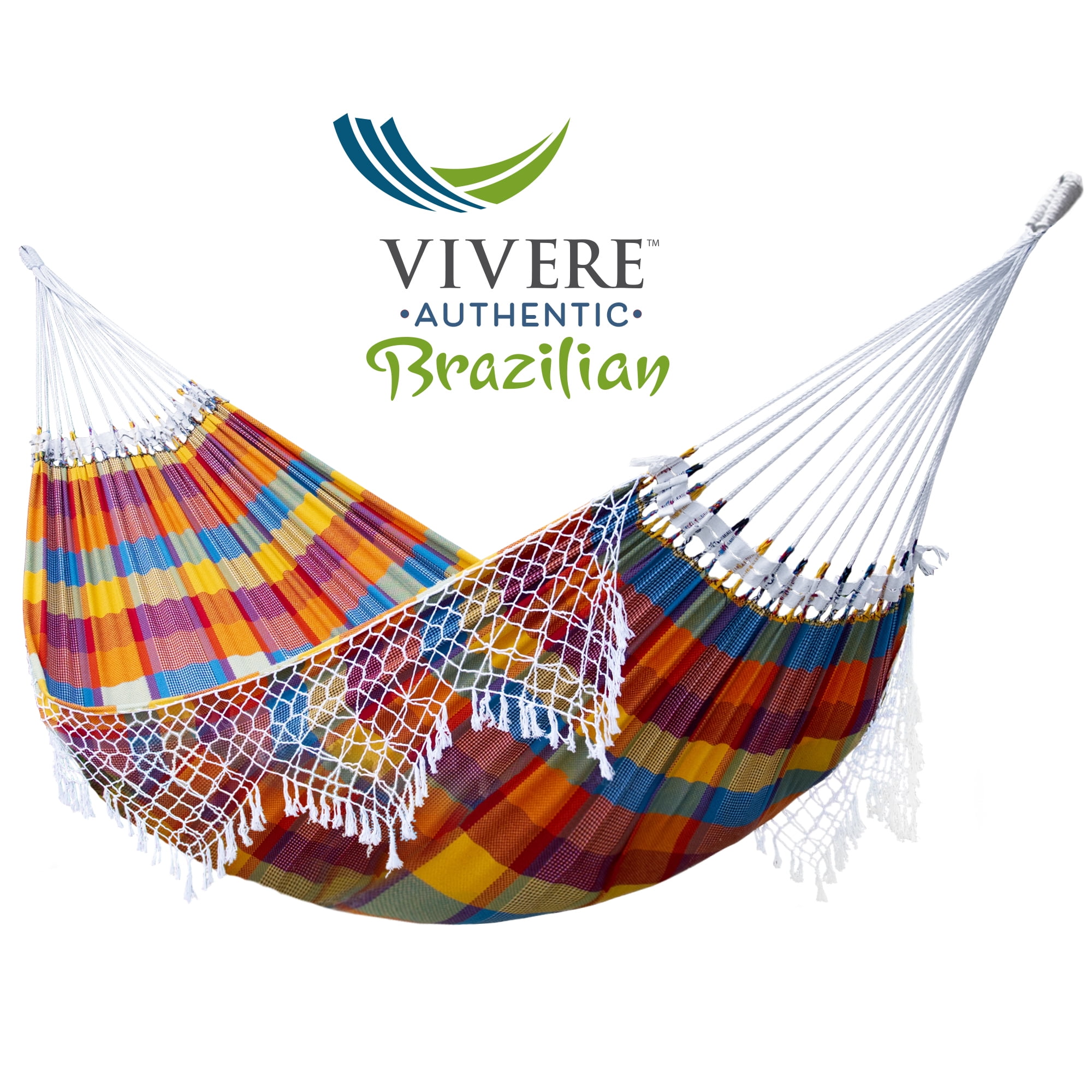 Authentic Brazilian Tropical Hammock - Double (Carnival)
