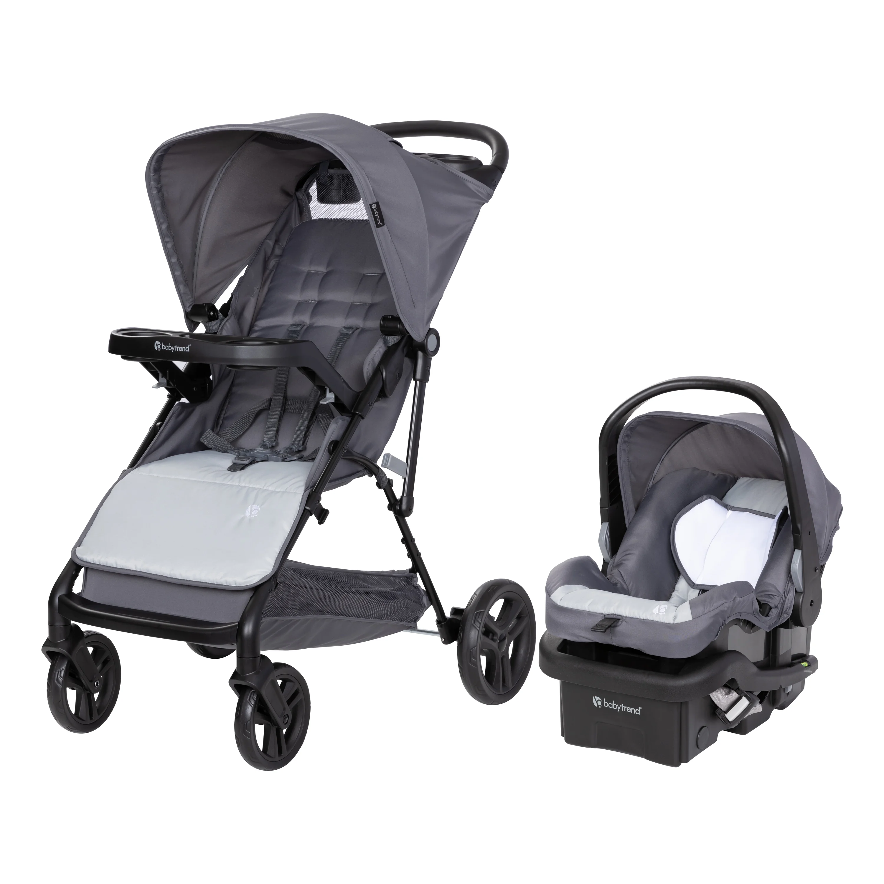 Baby Trend Venture 4-Wheel Stroller Travel System - Desert Grey - Grey