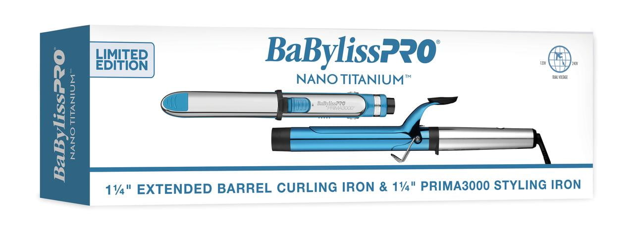BabylissPRO Nano Titanium Styling Prepack - BNTW125XLUC & BNT3000TUC