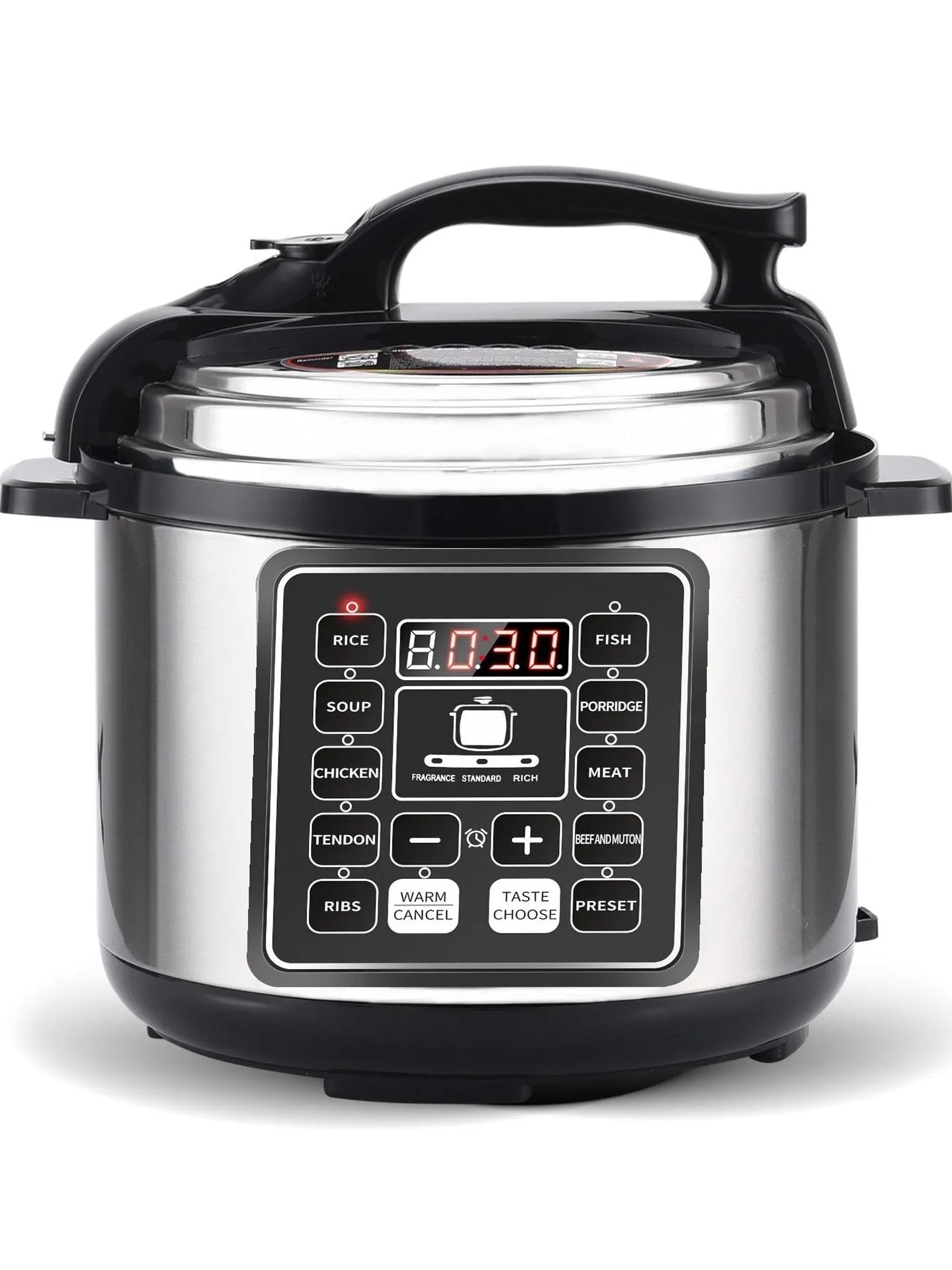 Babyltrl 6 Quart Electric Pressure Cooker,10-in-1 Multi-Functional Slow and Rice Cooker