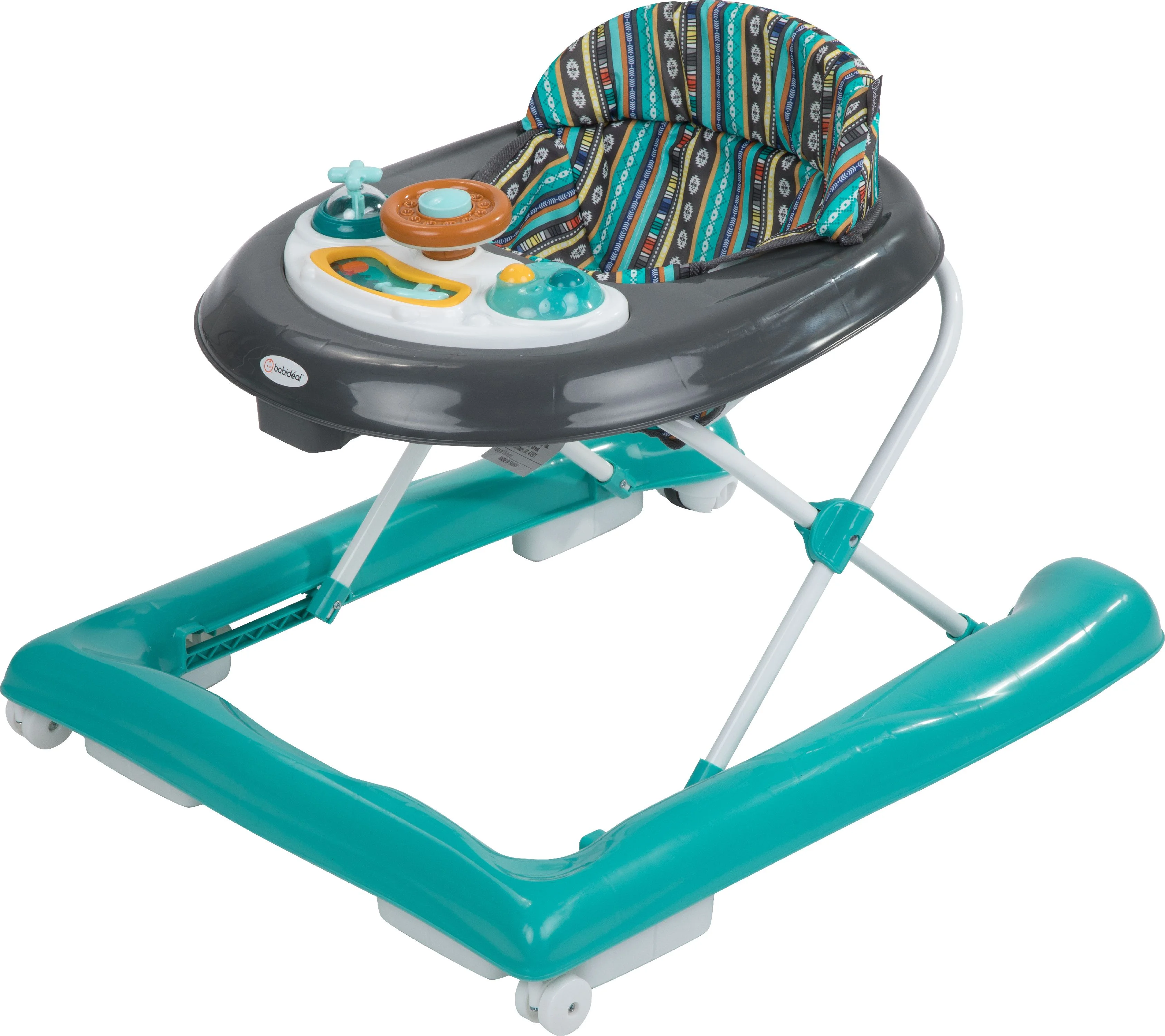Babideal Rover Activity Walker with Sounds, Teal Boho