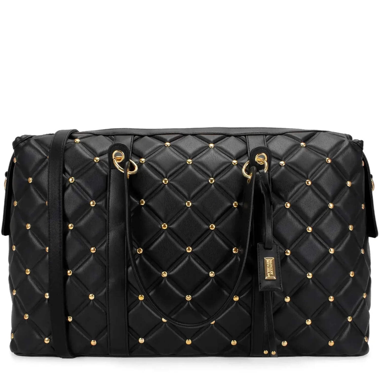 Badgley Mischka Women's Quilted Travel Tote Weekender Duffle Bag