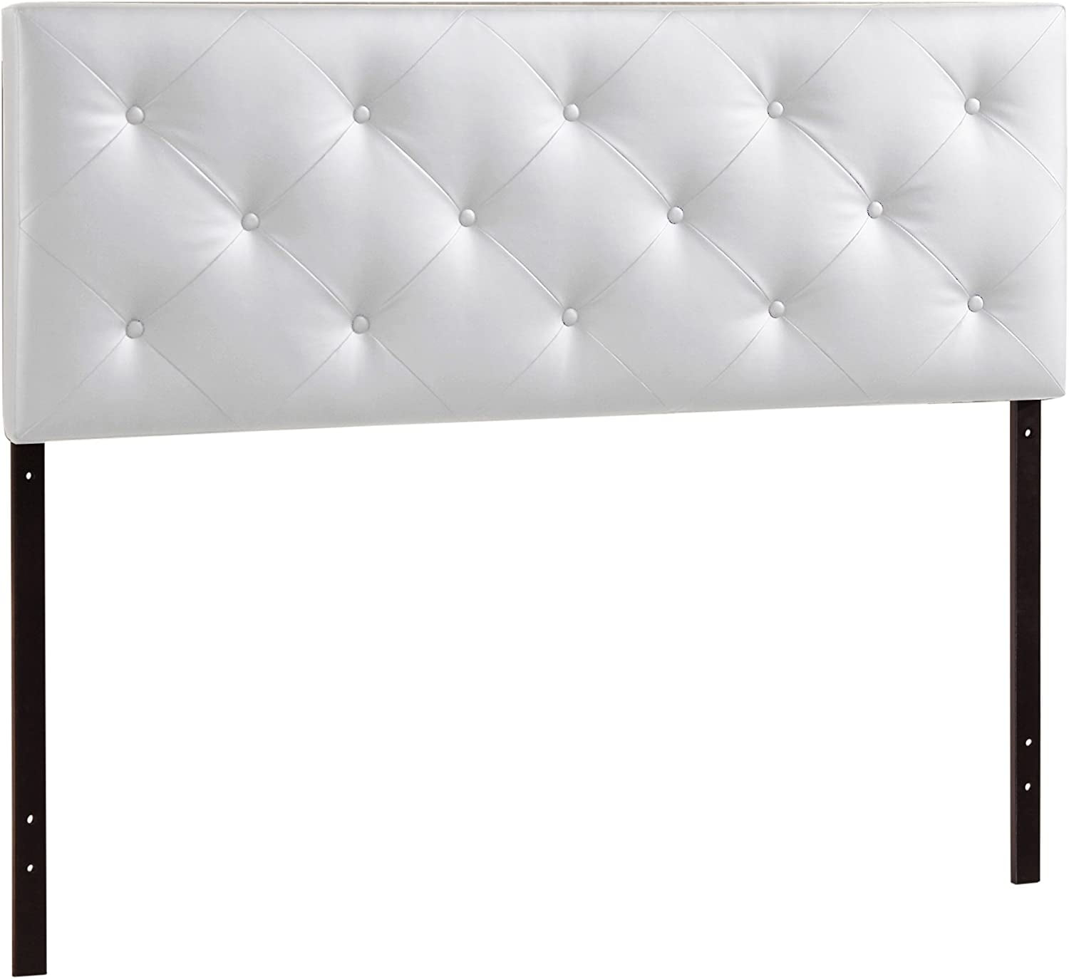 Baxton Studio Baltimore Faux Leather Tufted Full Panel Headboard