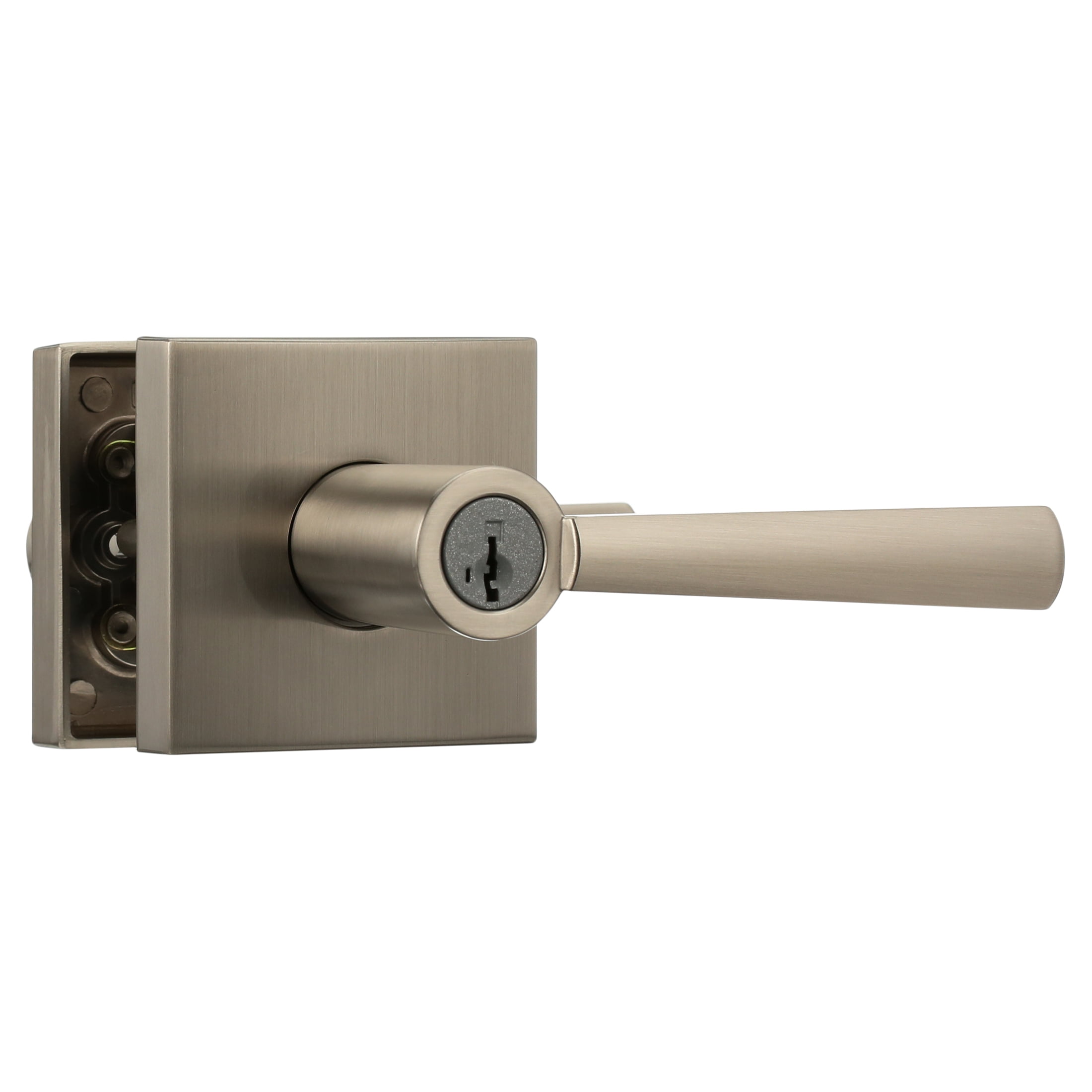 Baldwin Spyglass Entry Lever Featuring Smartkey® in SN