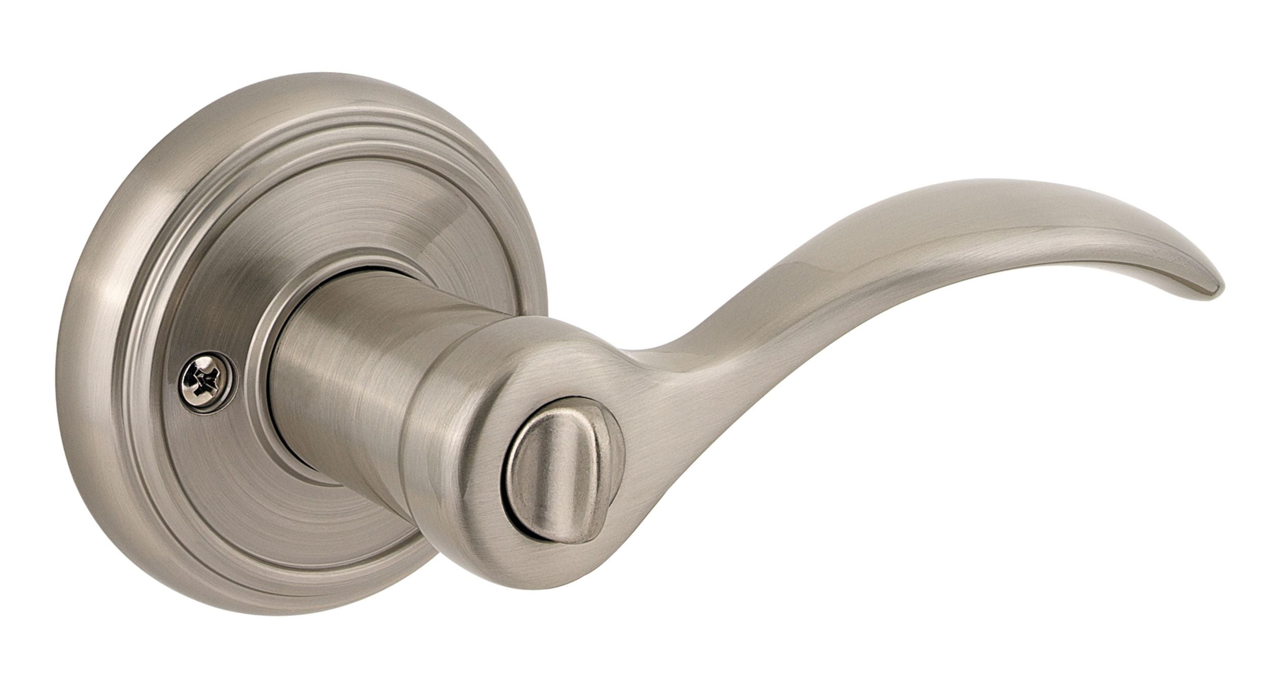 Baldwin Tobin Bed/Bath Lever in SN