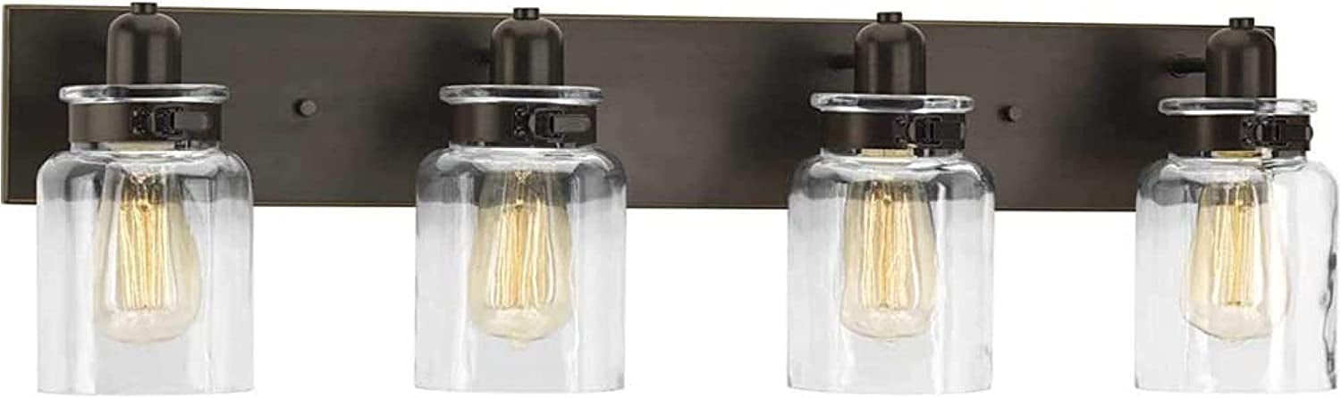 Bathroom Vanity Light Fixture - Bath Interior Lighting (Antique Bronze, 4 - Lights, LED 100W LED)