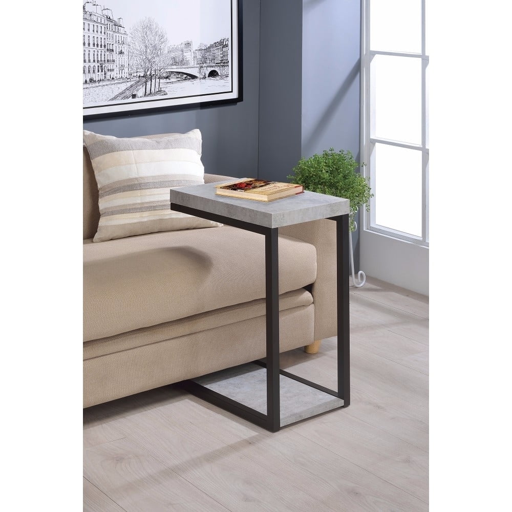 Beck Accent Table Cement and Black