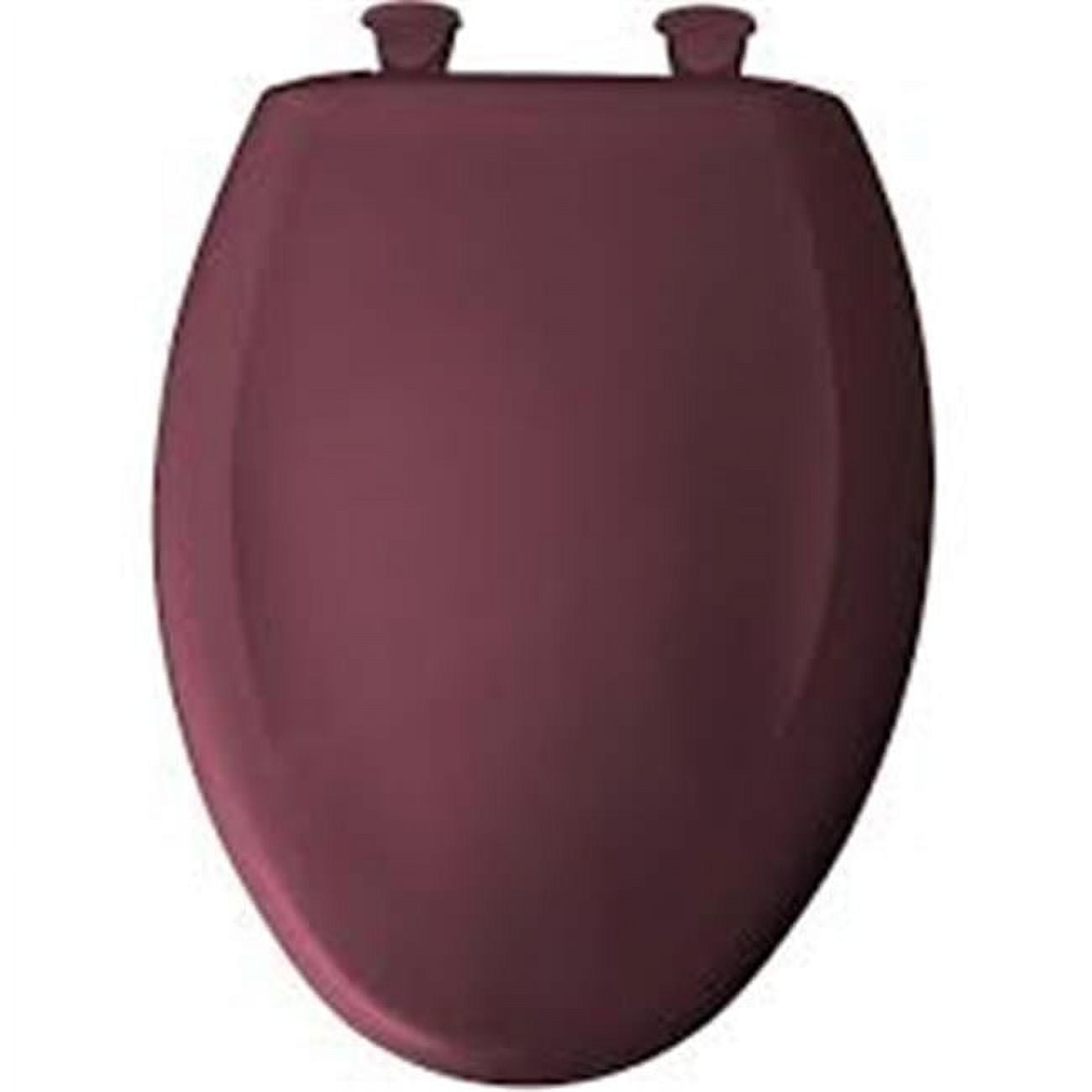Bemis 1200SLOWT373 Elongated Closed Front Toilet Seat with Cover in Loganberry