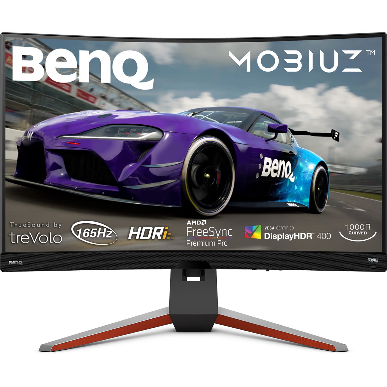 BenQ MOBIUZ 34" Ultrawide 1000R Curved Gaming Monitor, Black