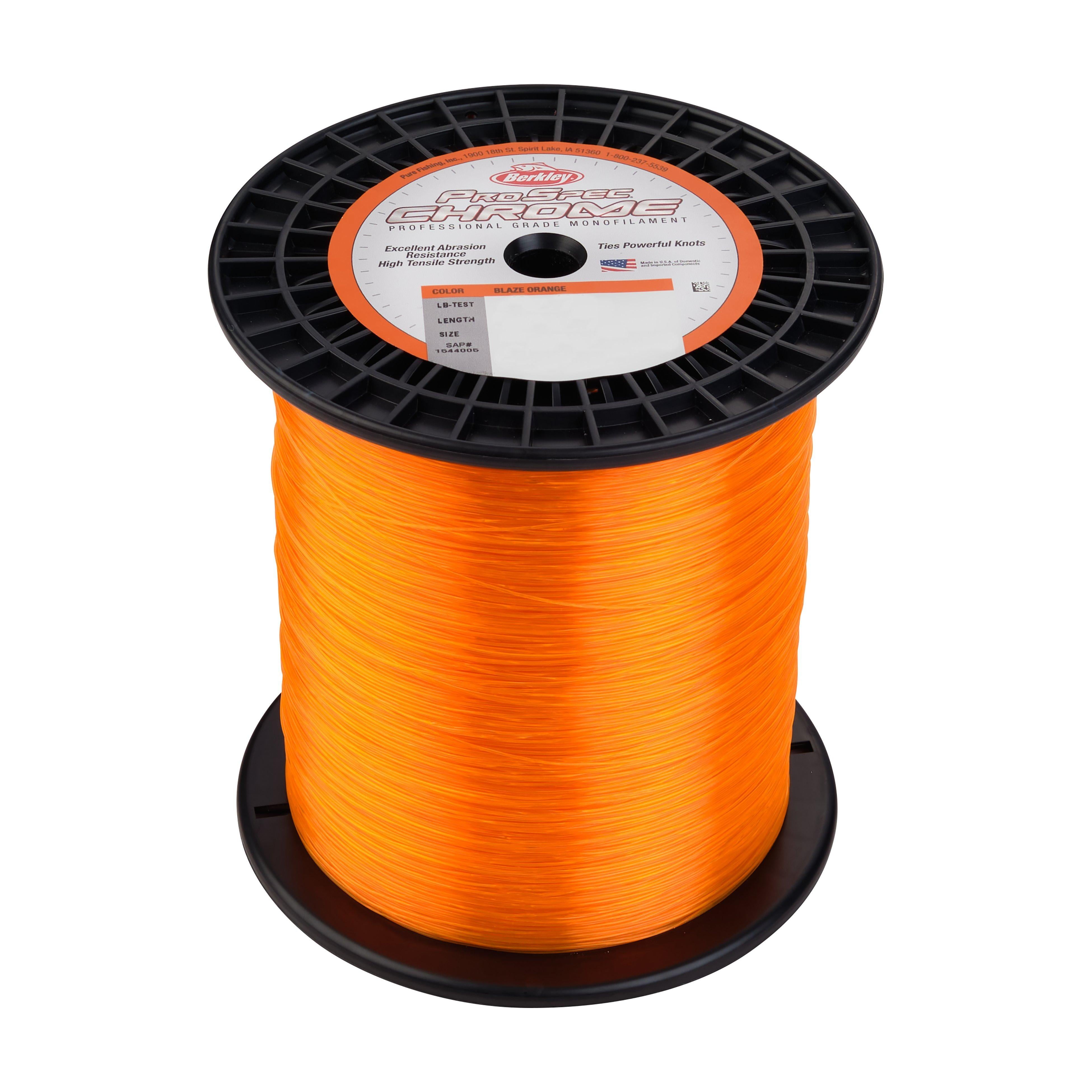 Berkley ProSpec® Chrome Monofilament Fishing Line, Blaze Orange, 25 lb Test Strength, 3000 yd