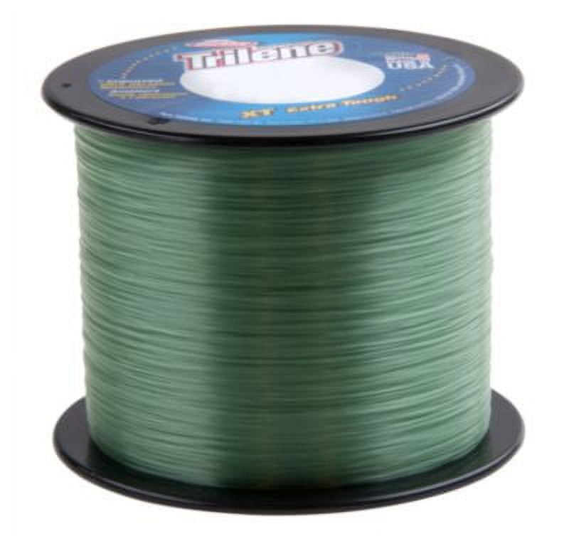 Berkley Trilene® XT® Monofilament Fishing Line, Low-Vis Green, 12 lb Test Strength, 3000 yd
