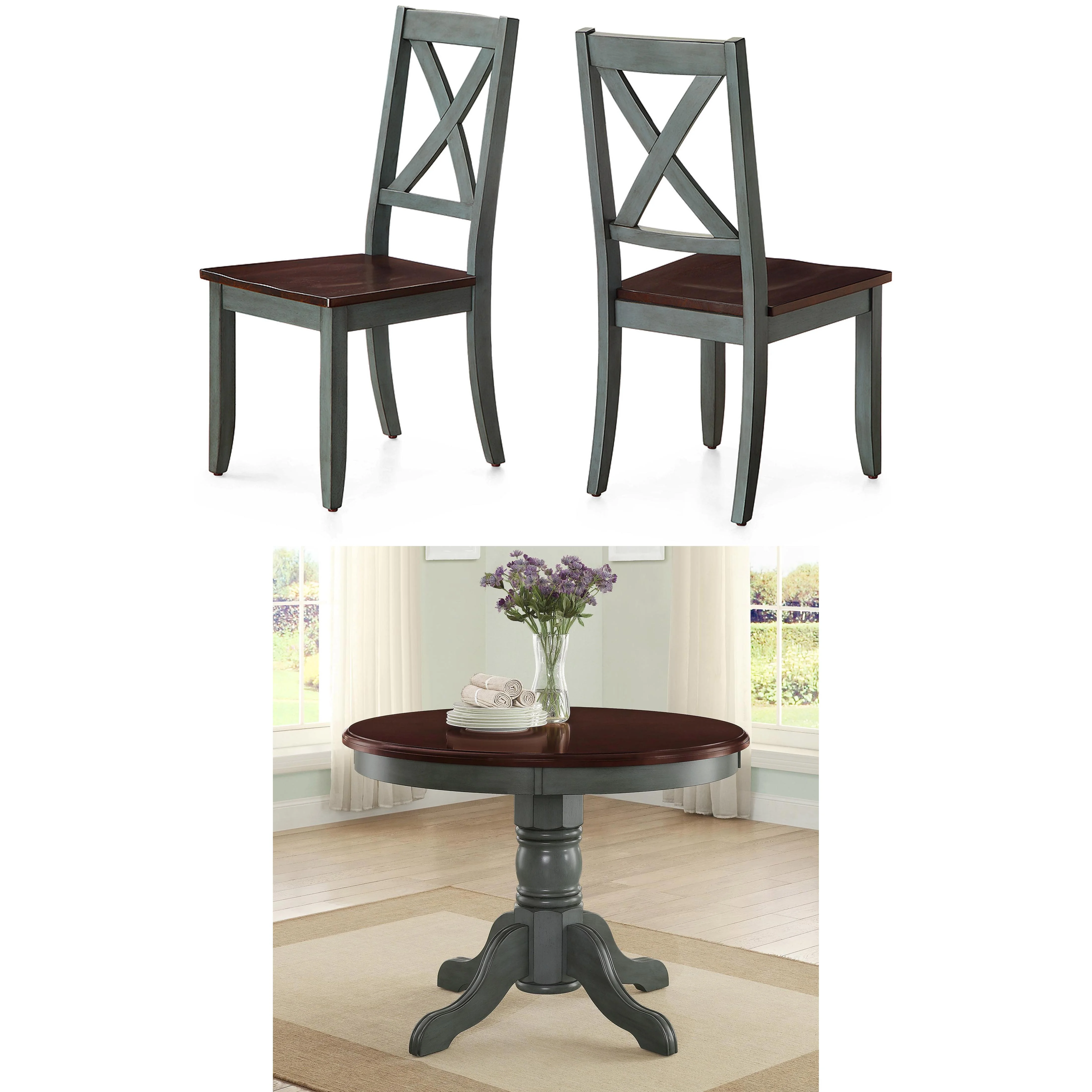 Better Homes & Gardens Cambridge 5-Piece Dining Set, Antique Sage