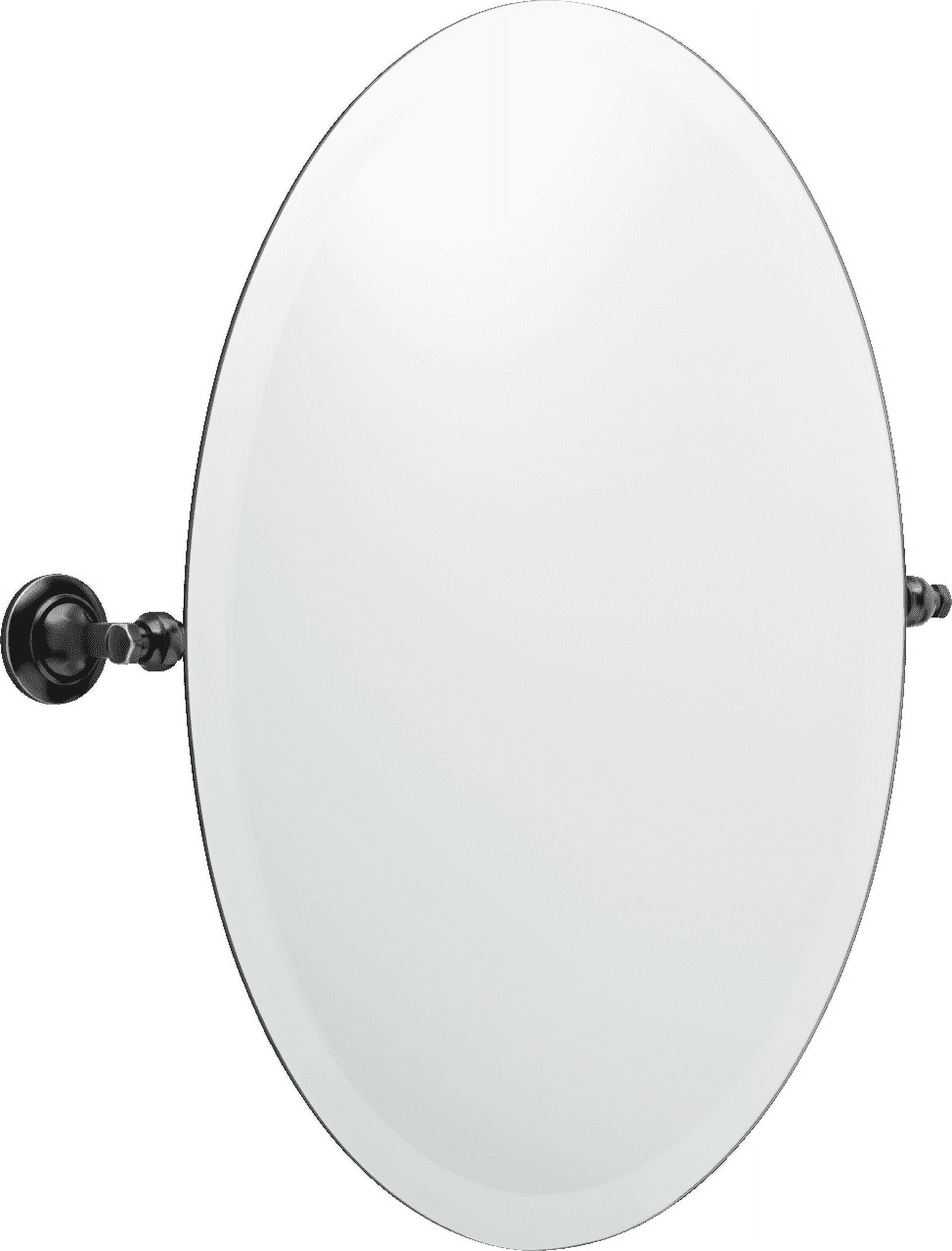 Better Homes & Gardens Holbrook 23" H x 23" W Round Bathroom Mirror, Oil Rubbed Bronze