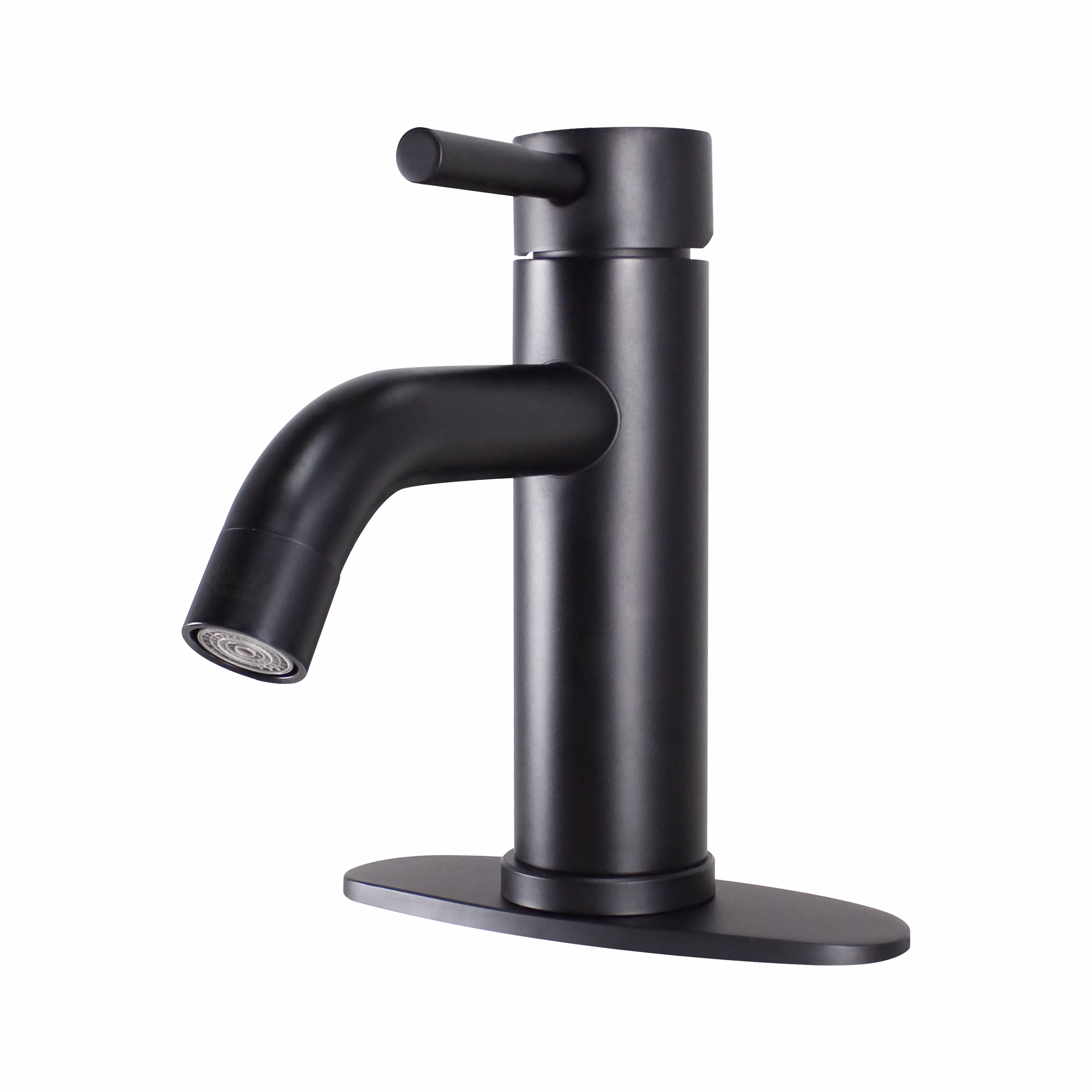 Better Homes & Gardens Elmont Single Handle Bathroom Sink Faucet, Matte Black, Includes Push Pop-Up Drain