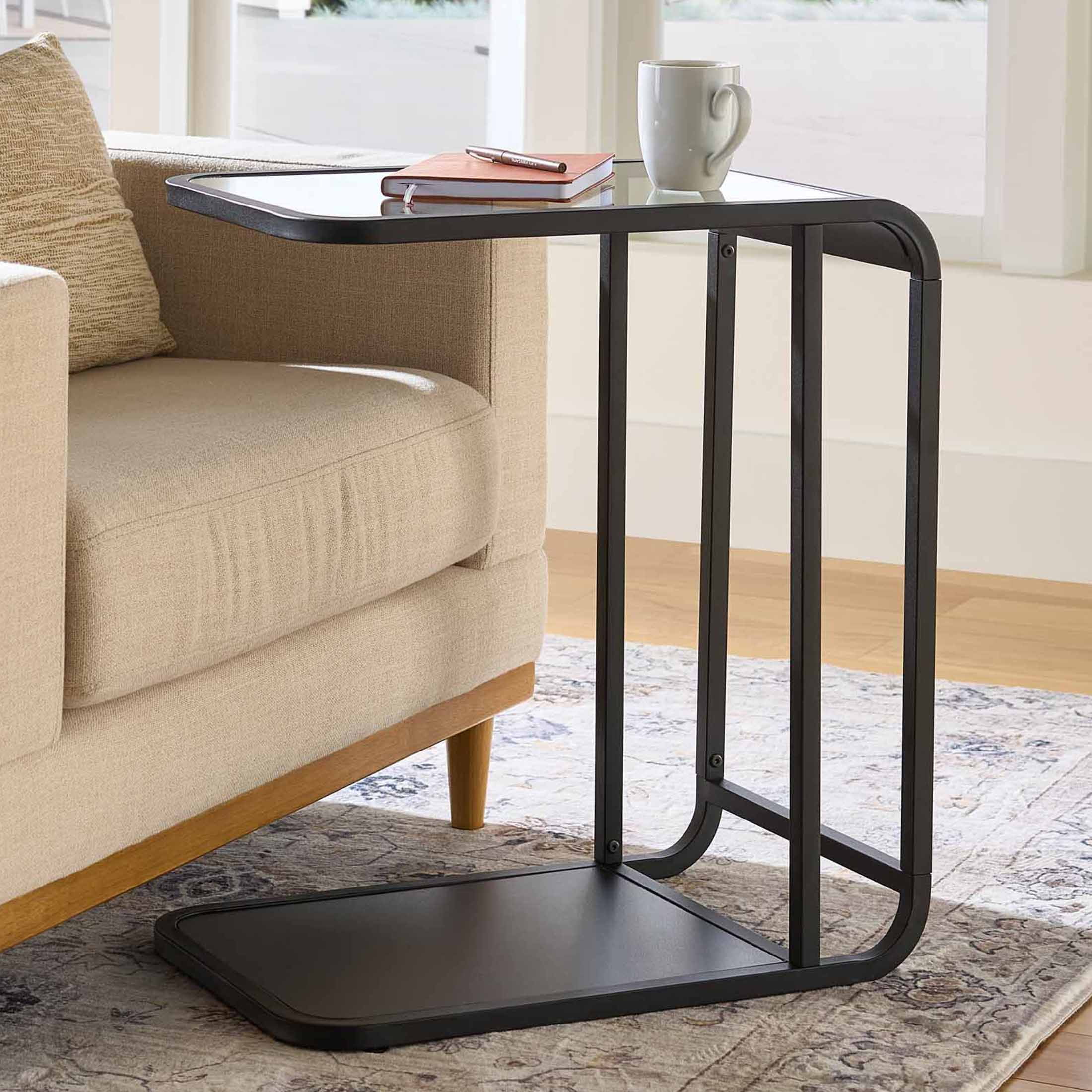Better Homes & Gardens Nola Side Table, Black Finish
