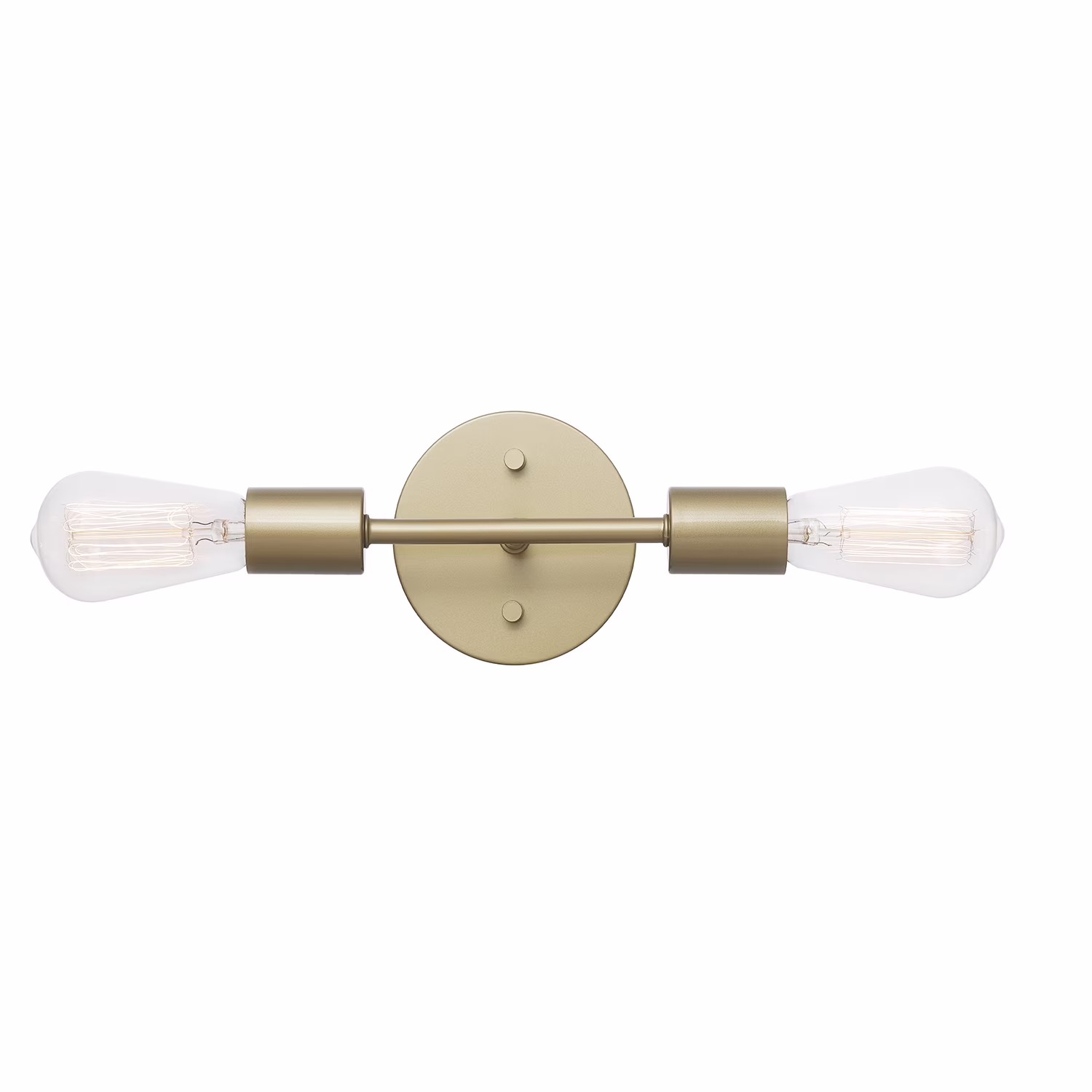 Better Homes & Gardens 10" - 2 Reversible Light Vanity Fixture Burnished Brass, Bulb Not Included