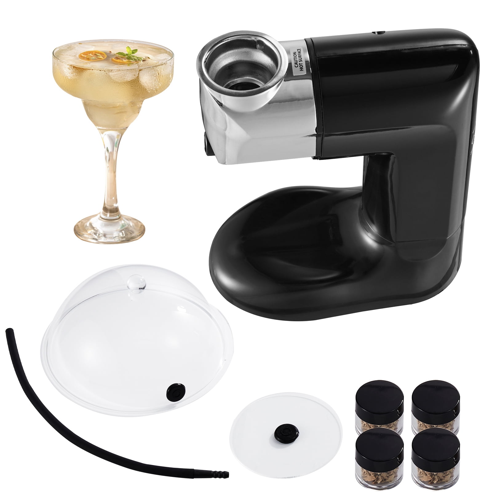 BENTISM Cocktail Smoking Gun Kit Handheld Food Drink Wood Smoke Infuser Portable