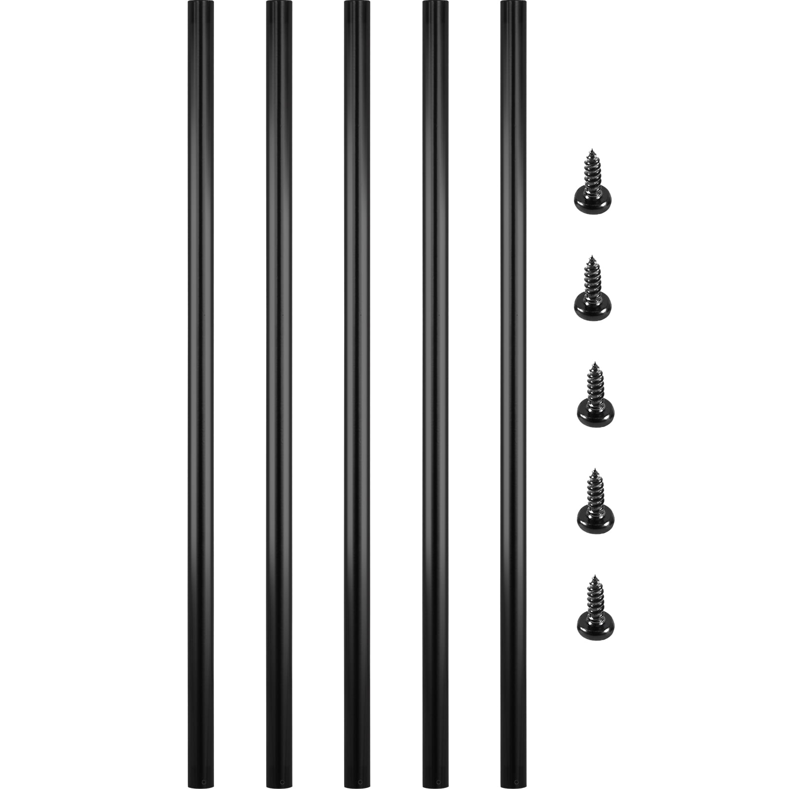 VEVOR Deck Balusters Metal Deck Spindles 51 Pack 32 inch Aluminum Alloy Railing