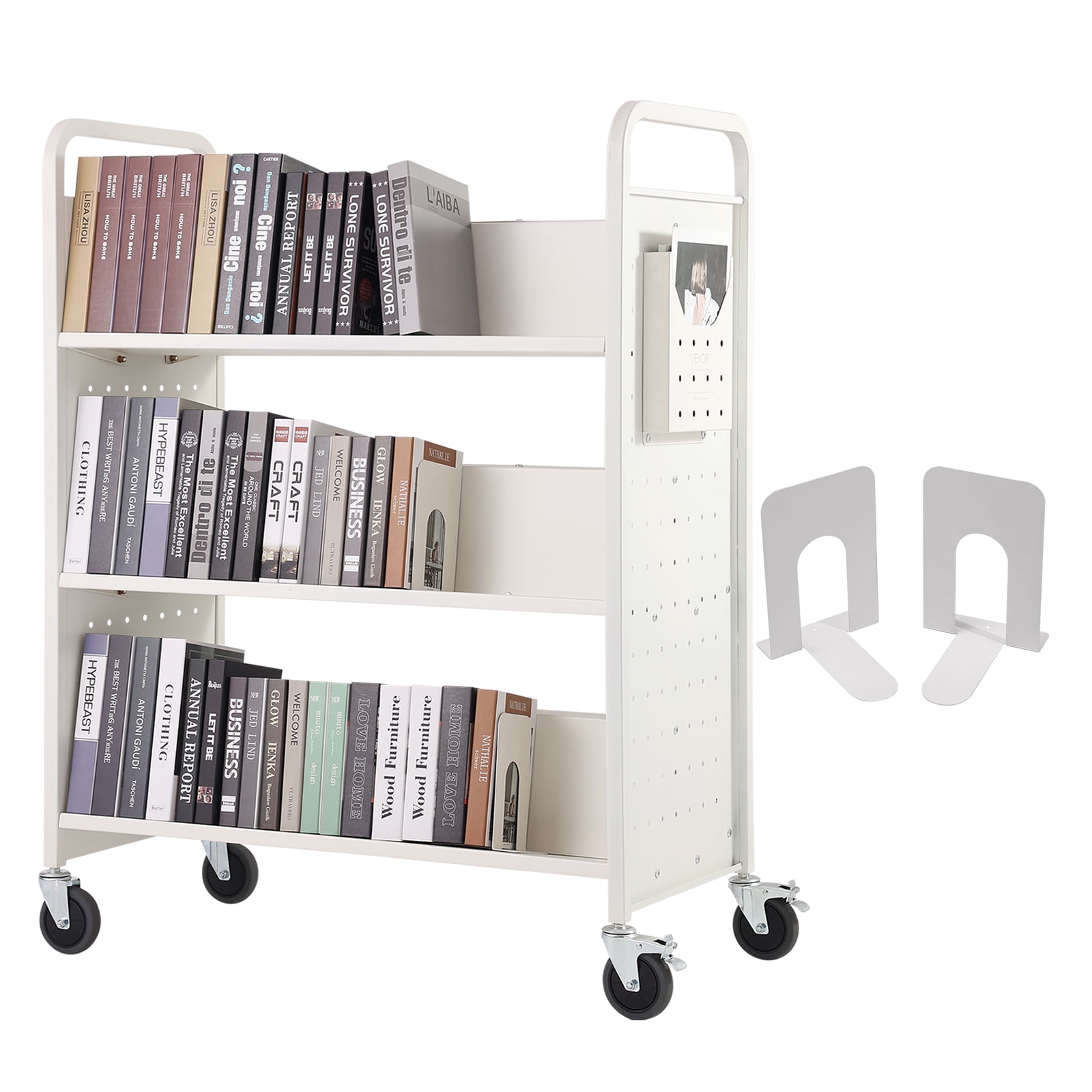 BENTISM Rolling File Cabinets, Boxes & Carts, Steel White