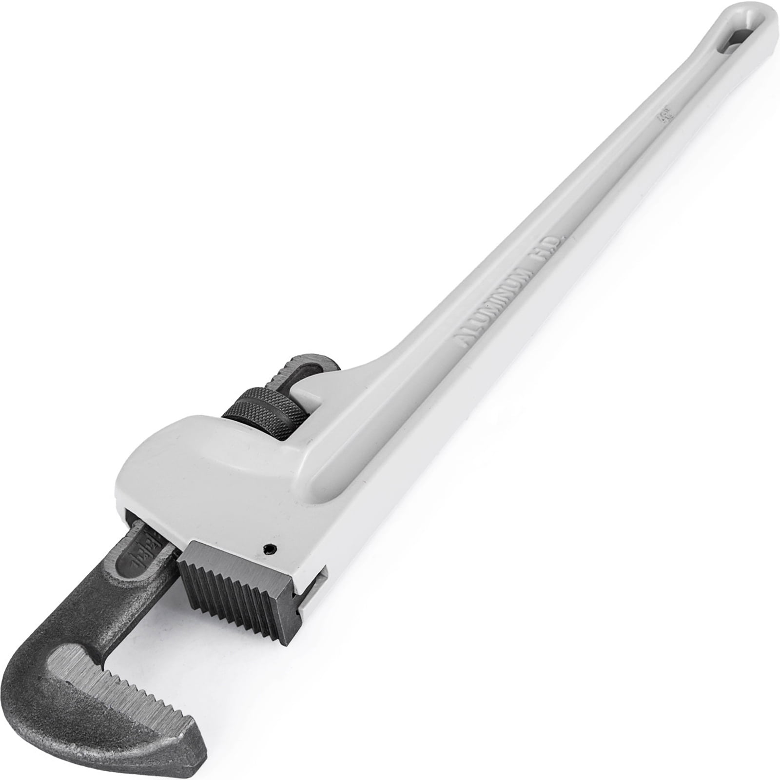 BENTISM Steel Pipe Wrench 48", Heavy-Duty Straight Pipe Wrench High Hardness and Wear-resistance,Adjustable Plumbing Pipe Wrench 4.3" Ja