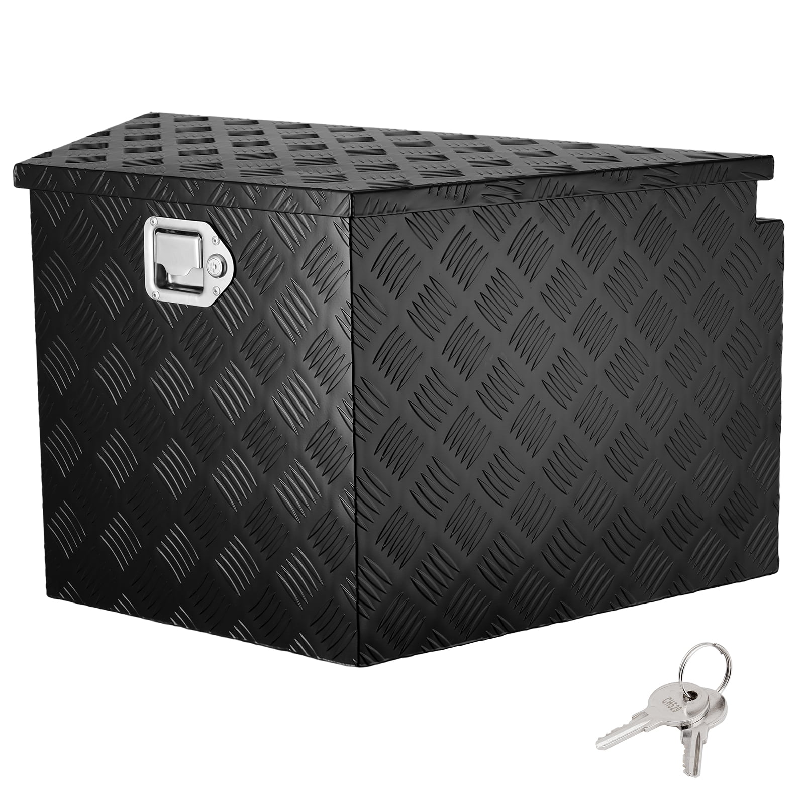 VEVOR Trailer Tongue Storage Tool Box 33x19x18 inch Aluminum Alloy + Lock Keys
