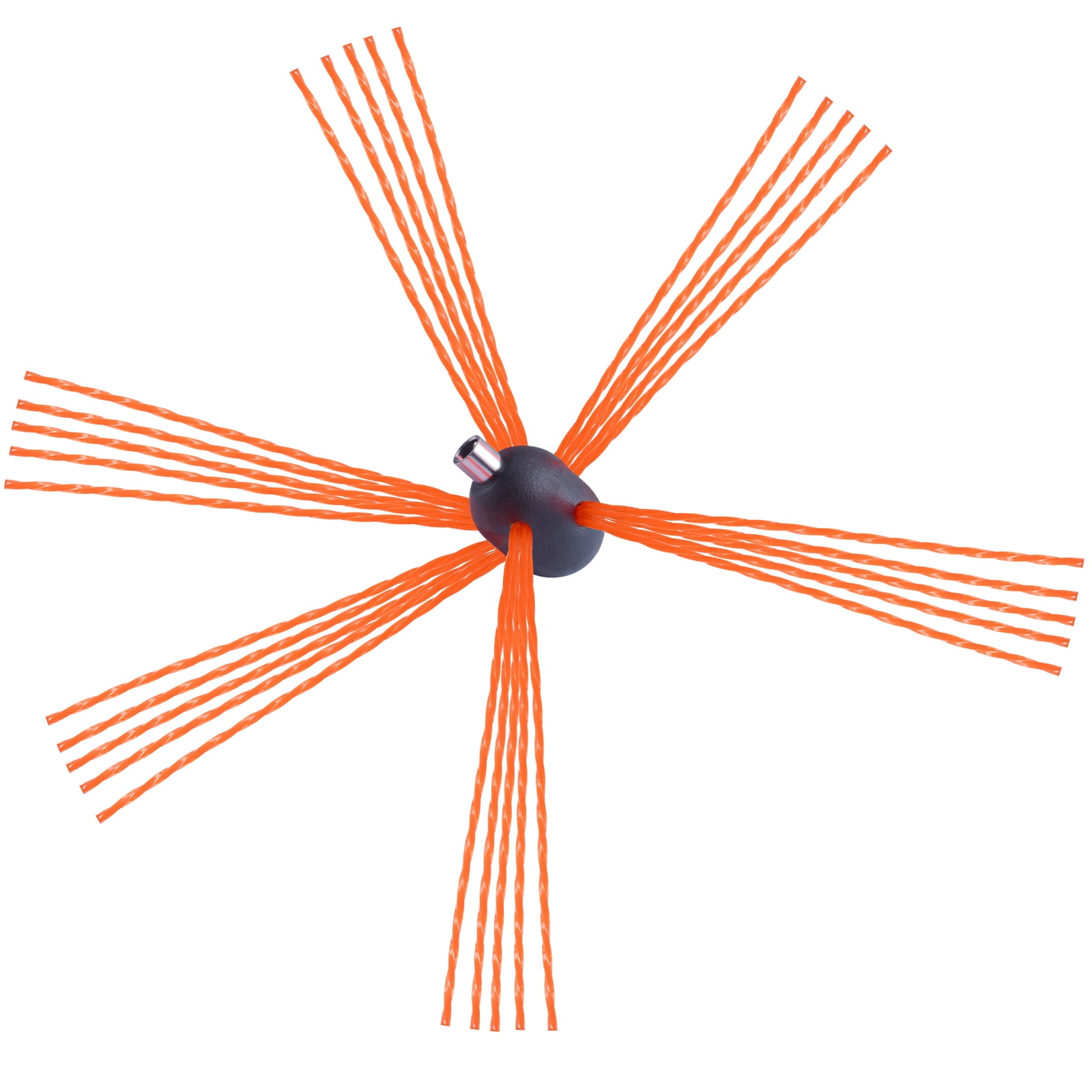 VEVOR 23 FT Chimney Sweep Kit Rotary Brush 7 Nylon Flexible Rods Fit most Pipes