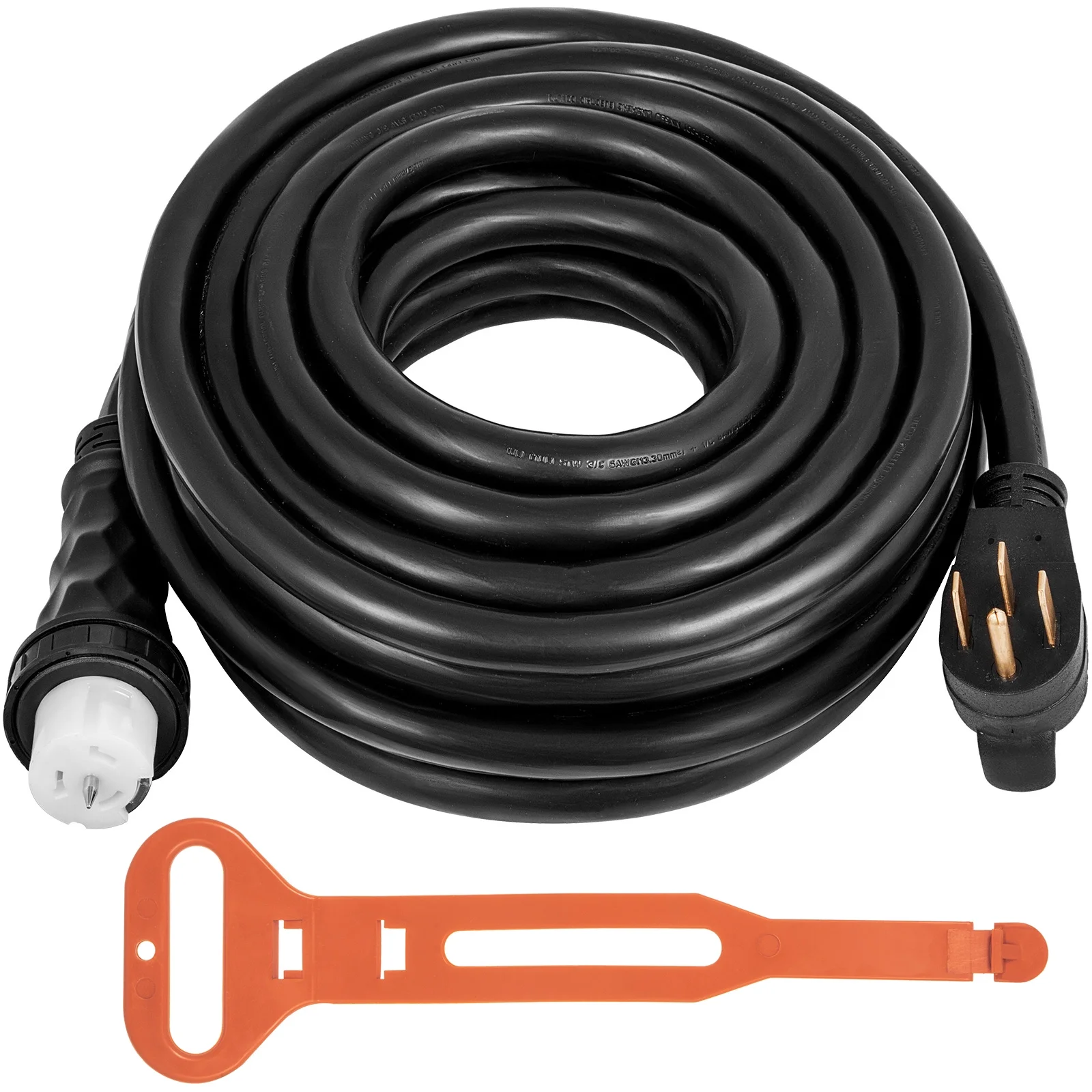 BENTISM 25FT Generator Power Cord 50-Amp 125/250-volt 14-50P to CS6364 Locking Connector
