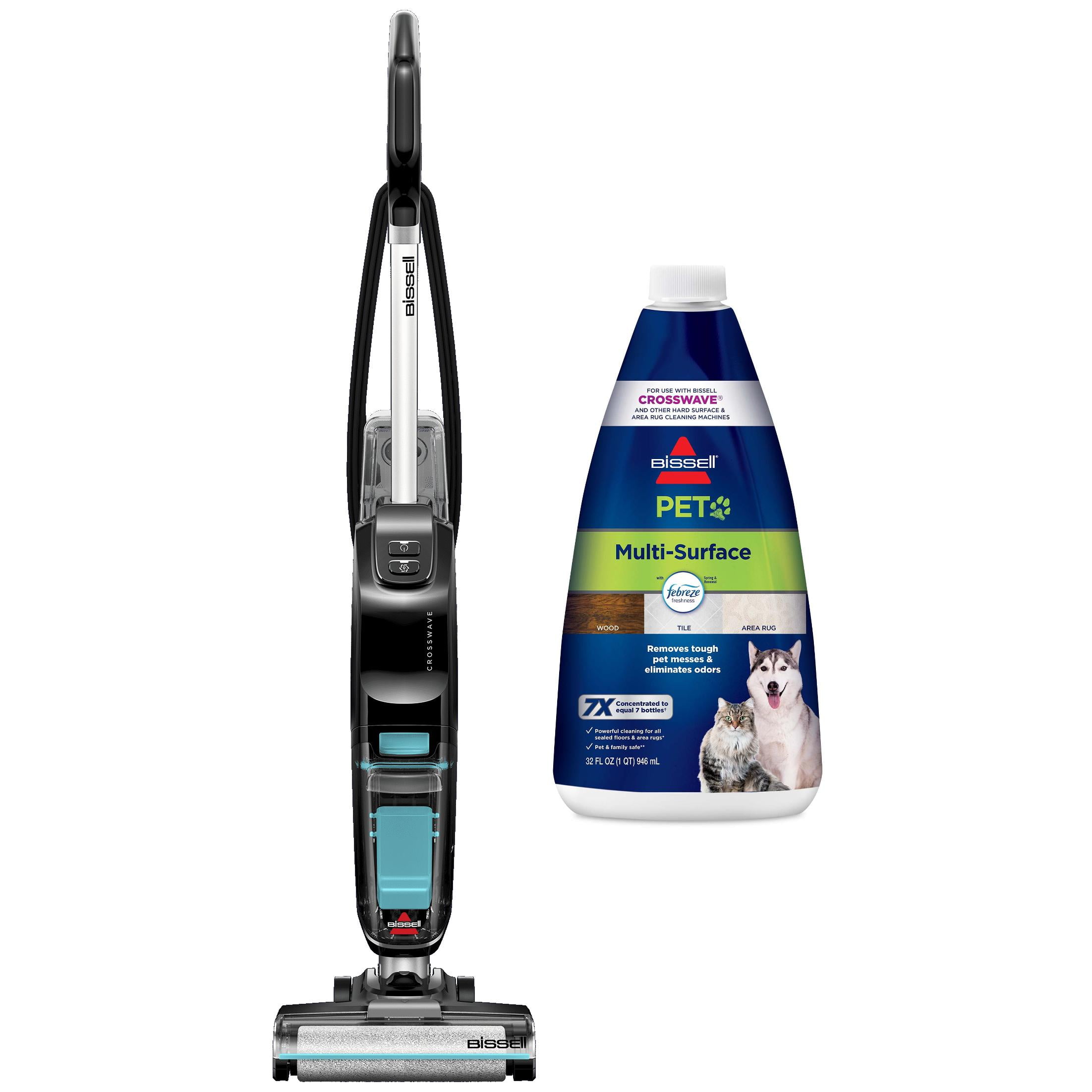 BISSELL® CrossWave® Hard Floor Expert® Wet Dry Vacuum 3831 & BISSELL 2295 Pet Carpet Stain Remover, 32 Fluid Ounce