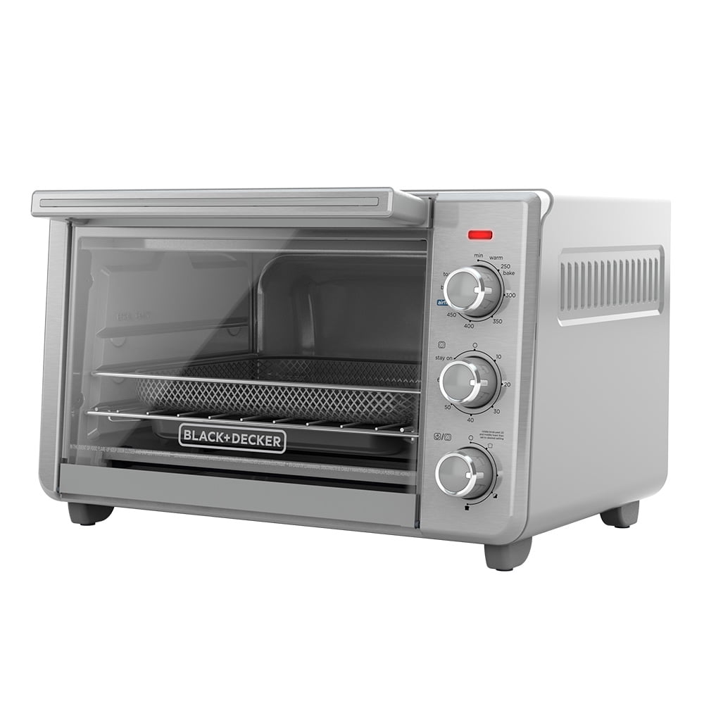 BLACK+DECKER 6-Slice Crisp 'N Bake Air Fry Toaster Oven, .78 Cubic Feet Interior