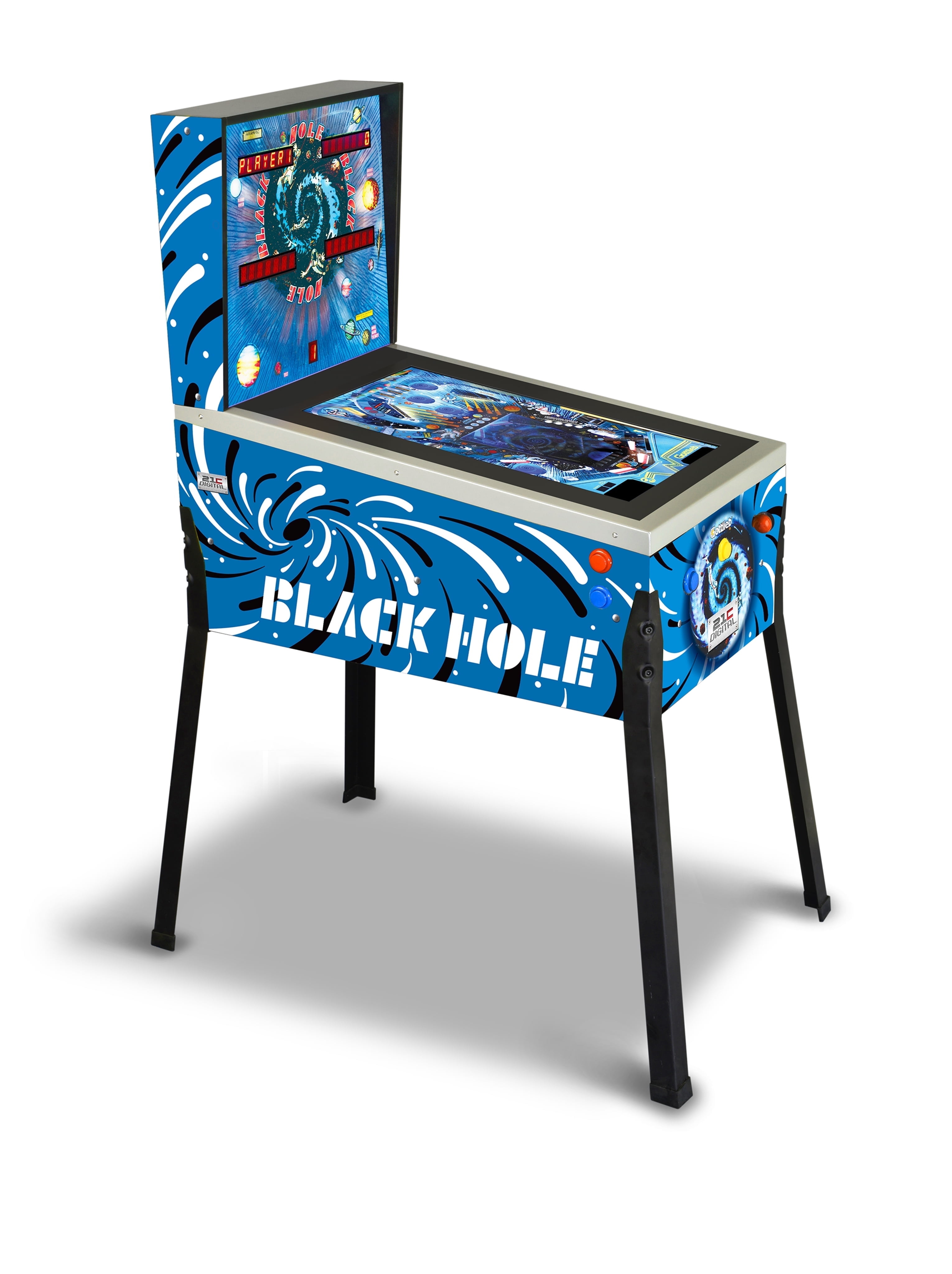 BLACK HOLE 3D ELECTRONIC DIGITAL PINBALL MACHINE