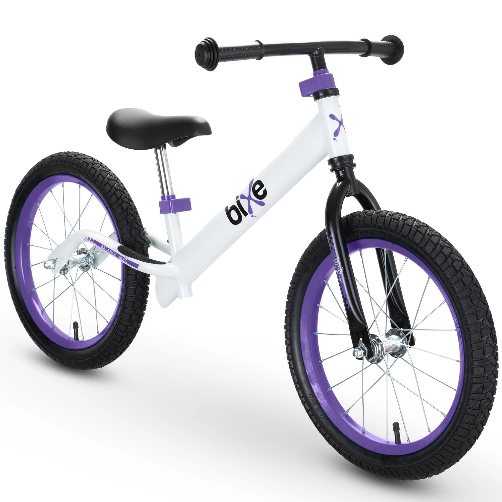 Bixe 16" Pro Balance Bike for for Big Kids 5 to 9 Years Old (Violet)