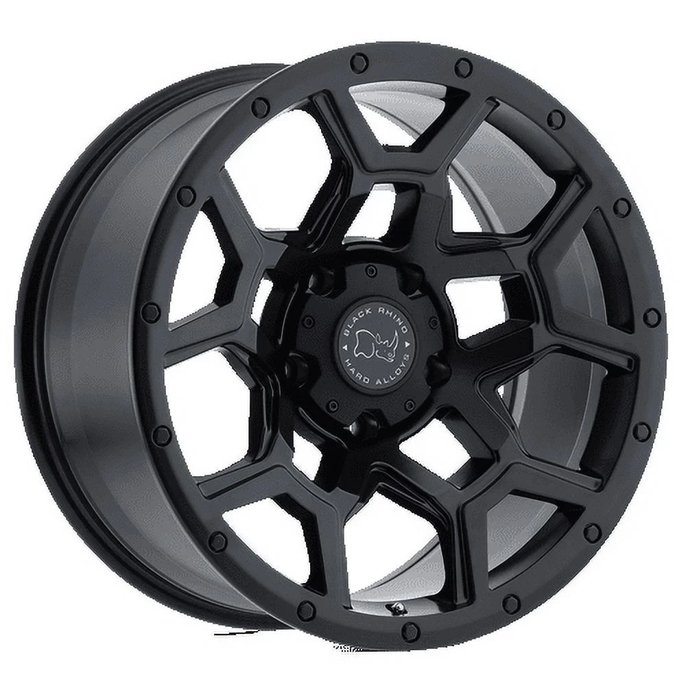 Black Rhino Overland 17X9.5 6X139.7 -18Et 112.1Cb Matte Black Wheel