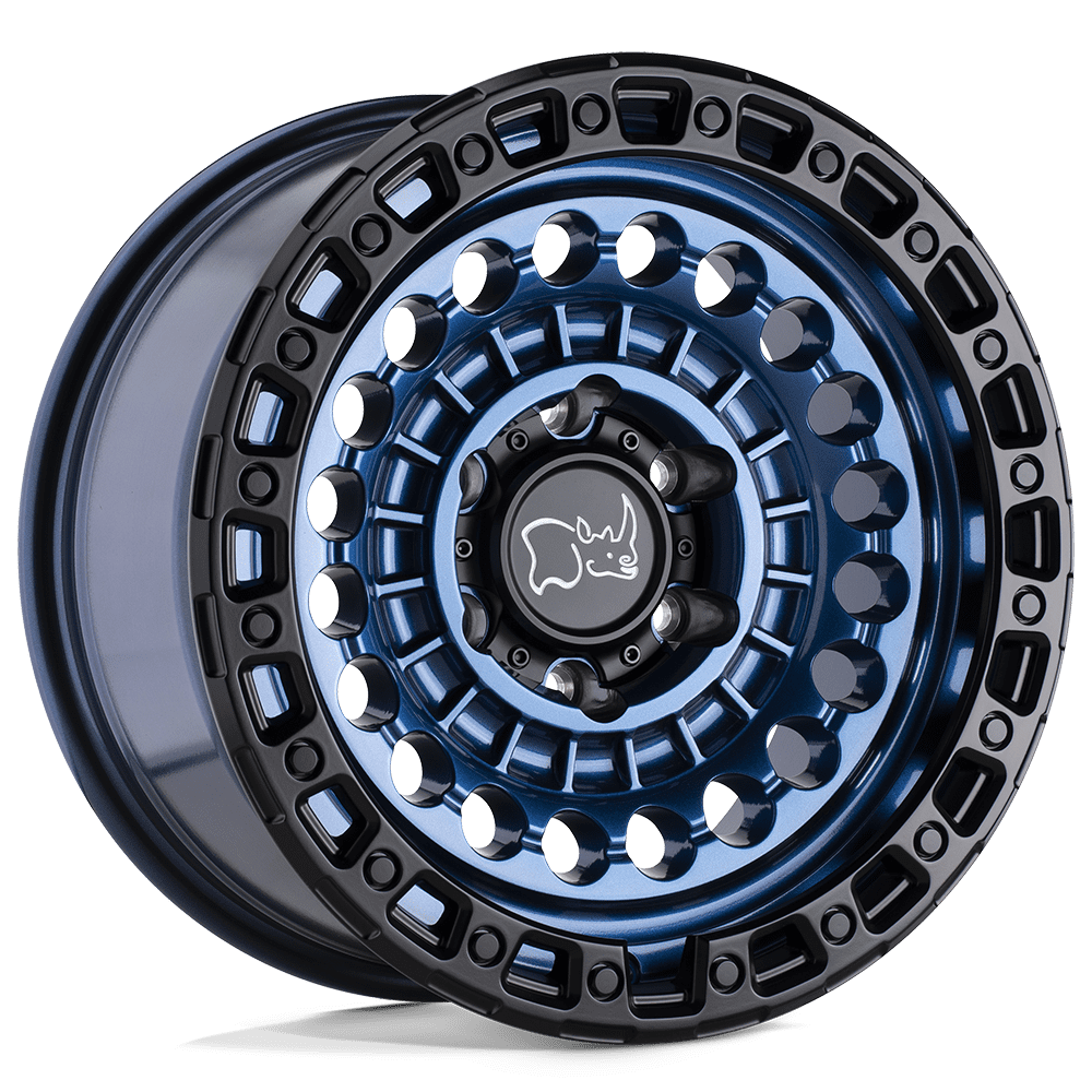 Black Rhino Sentinel 17X8.5 5X127 -18Et 76.1Cb Cobalt Blue W/ Black Ring Wheel