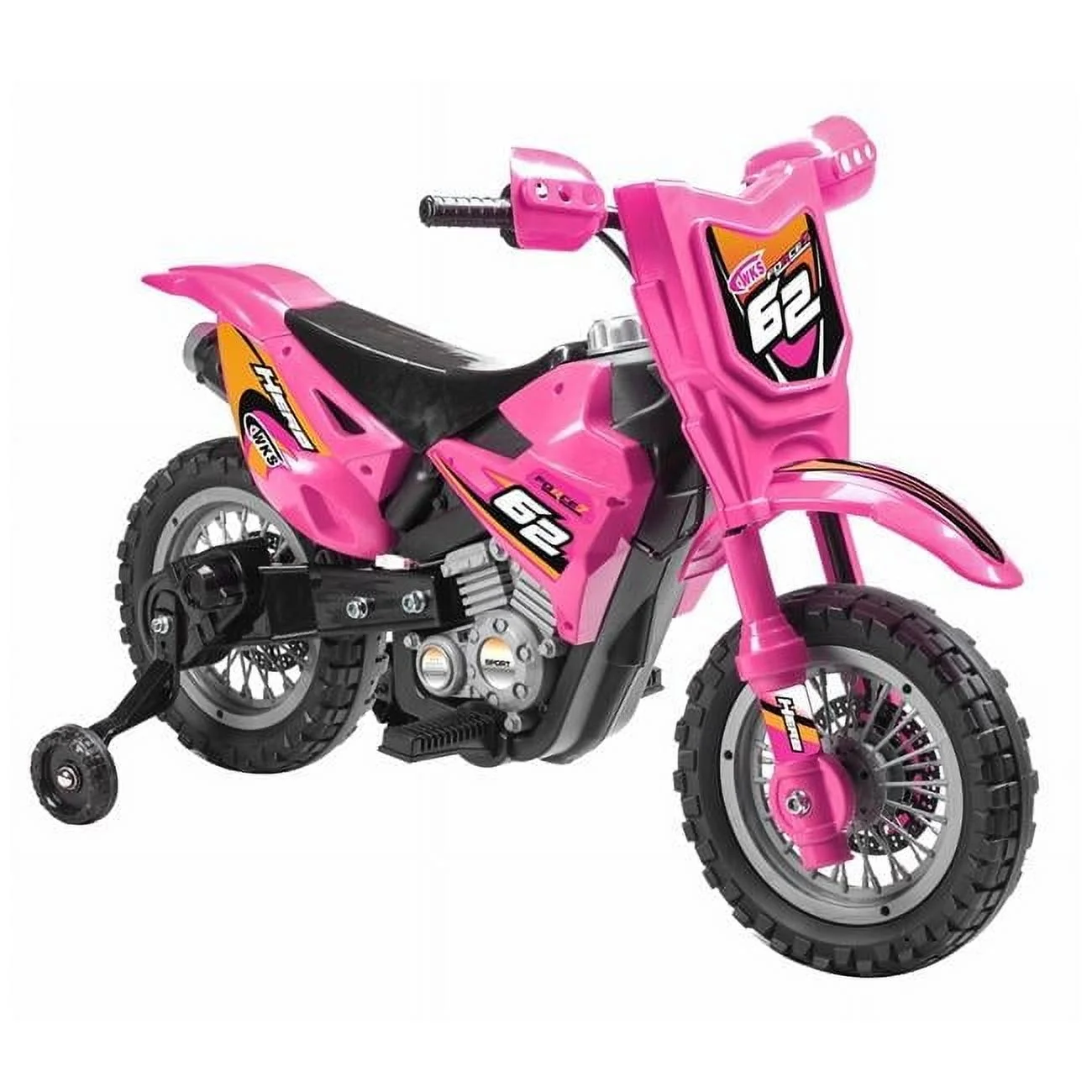 Blazin' Wheels 6 Volt Pink Dirt Bike Battery Powered Ride-On for Kids