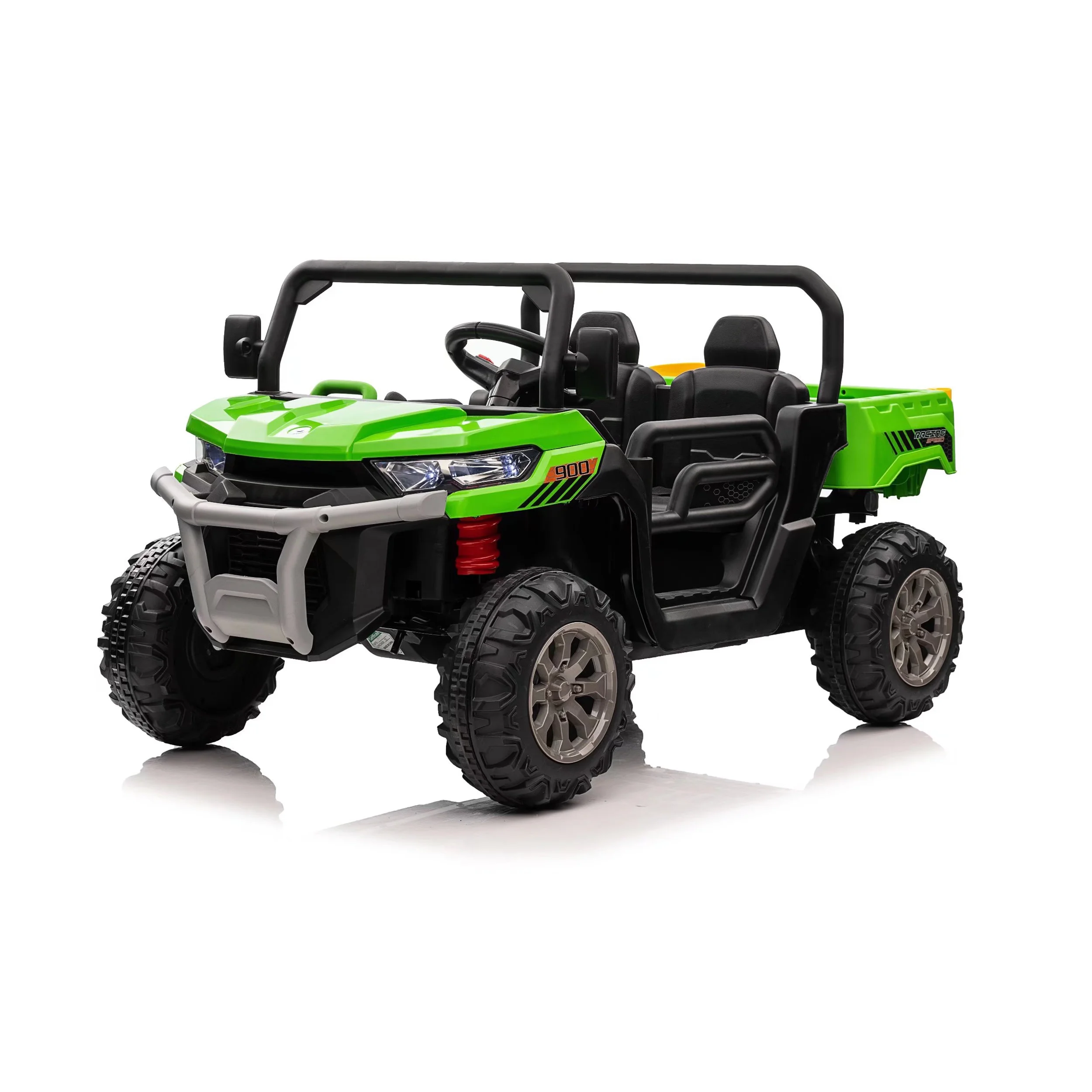 Blazin' Wheels 12V Battery Operated Green Utility Truck with Remote Control