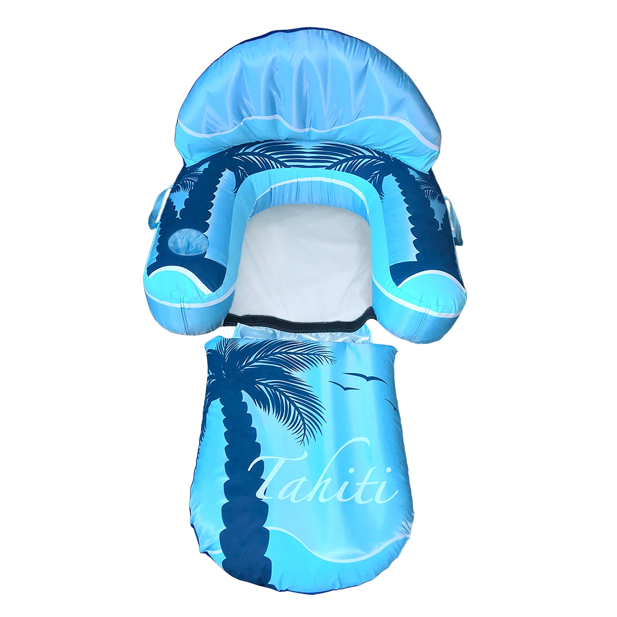 Blue Wave Drift + Escape Inflatable Pool Lounger