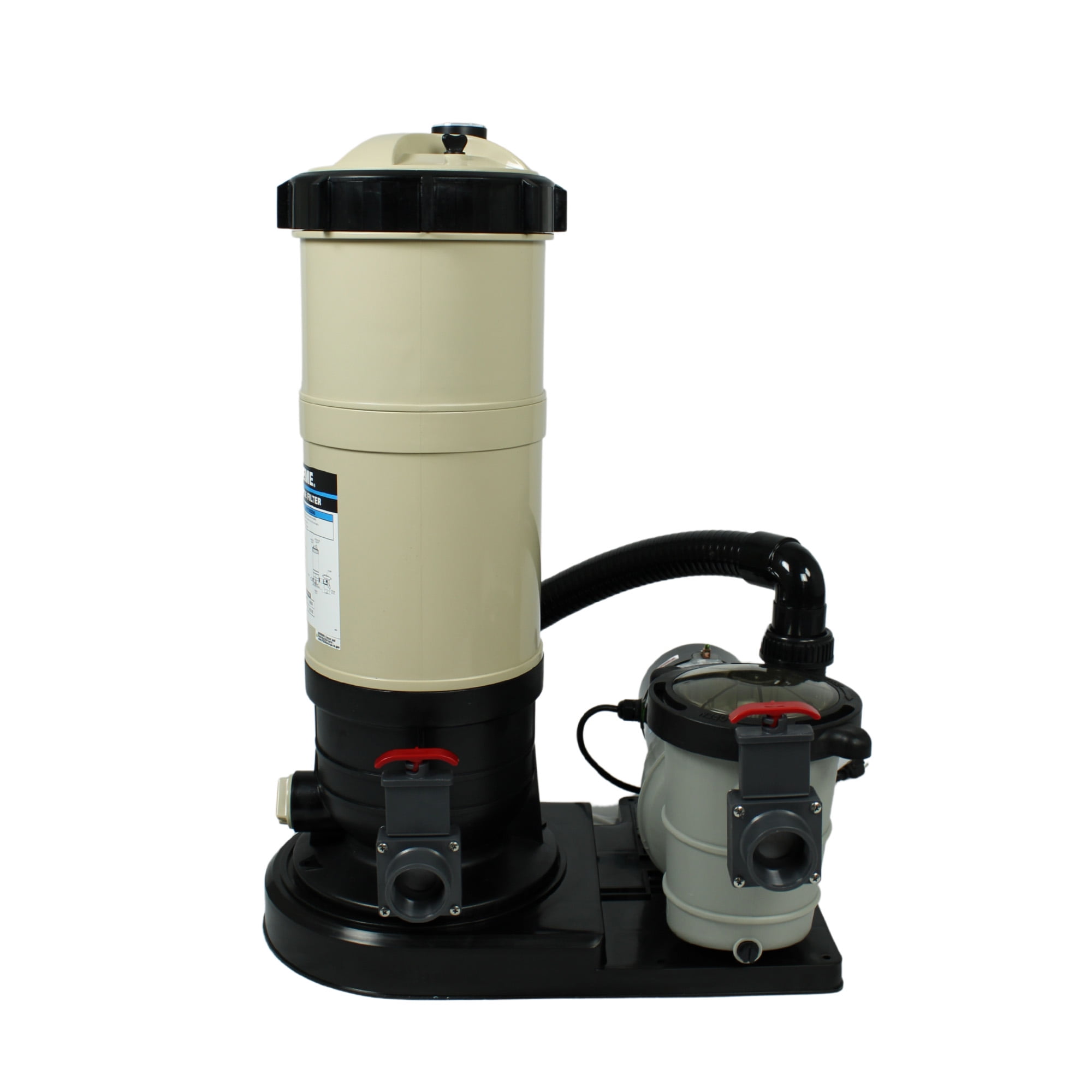 Blue Wave Hydromatic 90 SF Above Ground Pool Cartridge Filter System with 1 HP Pump - 1-HP